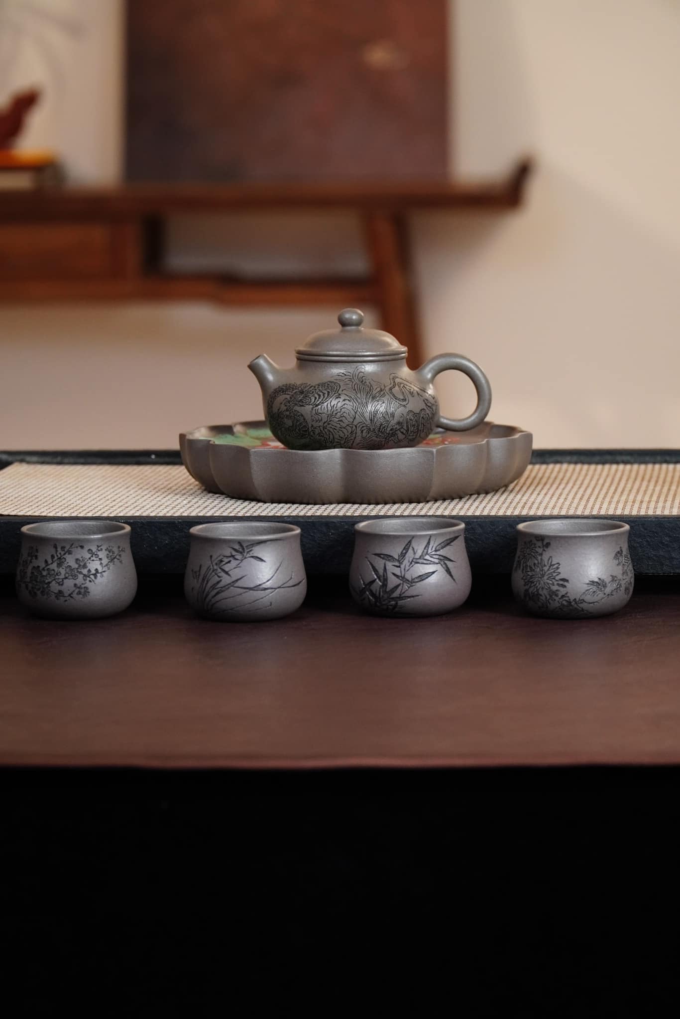 銀台醉客·全手工/正高工許學芳作品/容量480cc/一廠老紫泥此壺通體作