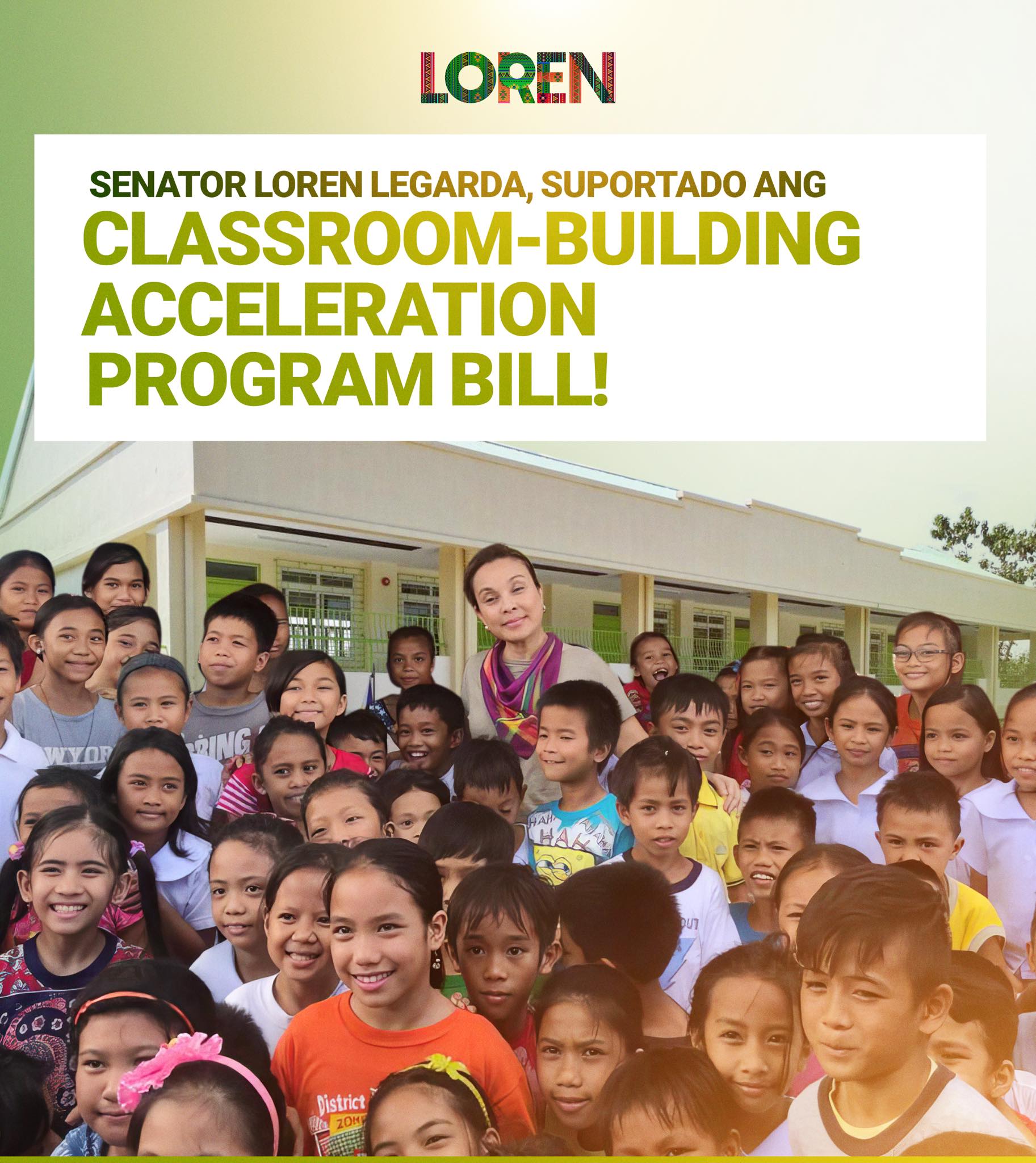 LOREN - Taos-pusong sinuportahan ni Sen. Loren Legarda ang... | Facebook