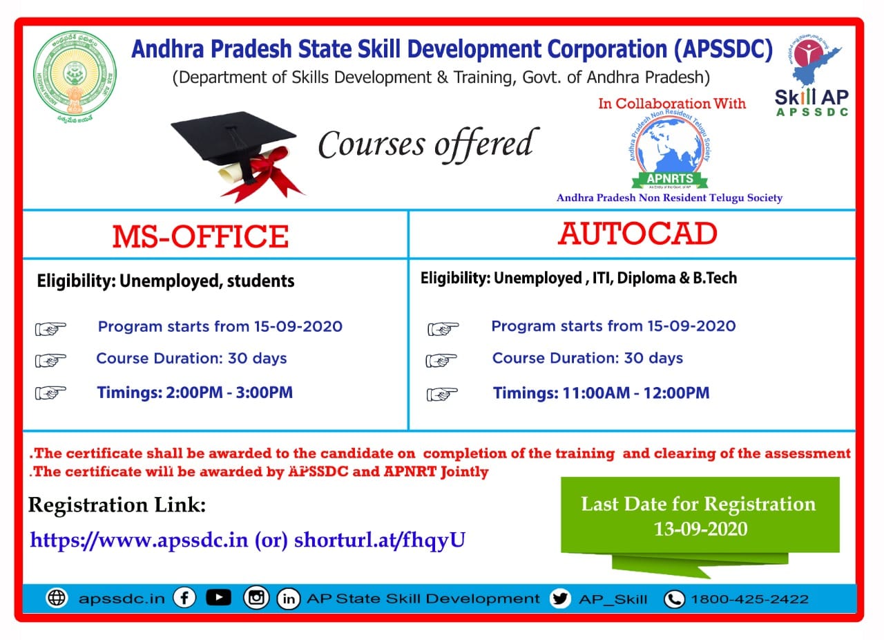 Andhra Pradesh State Skill... - Apssdc Ananthapuram | Facebook