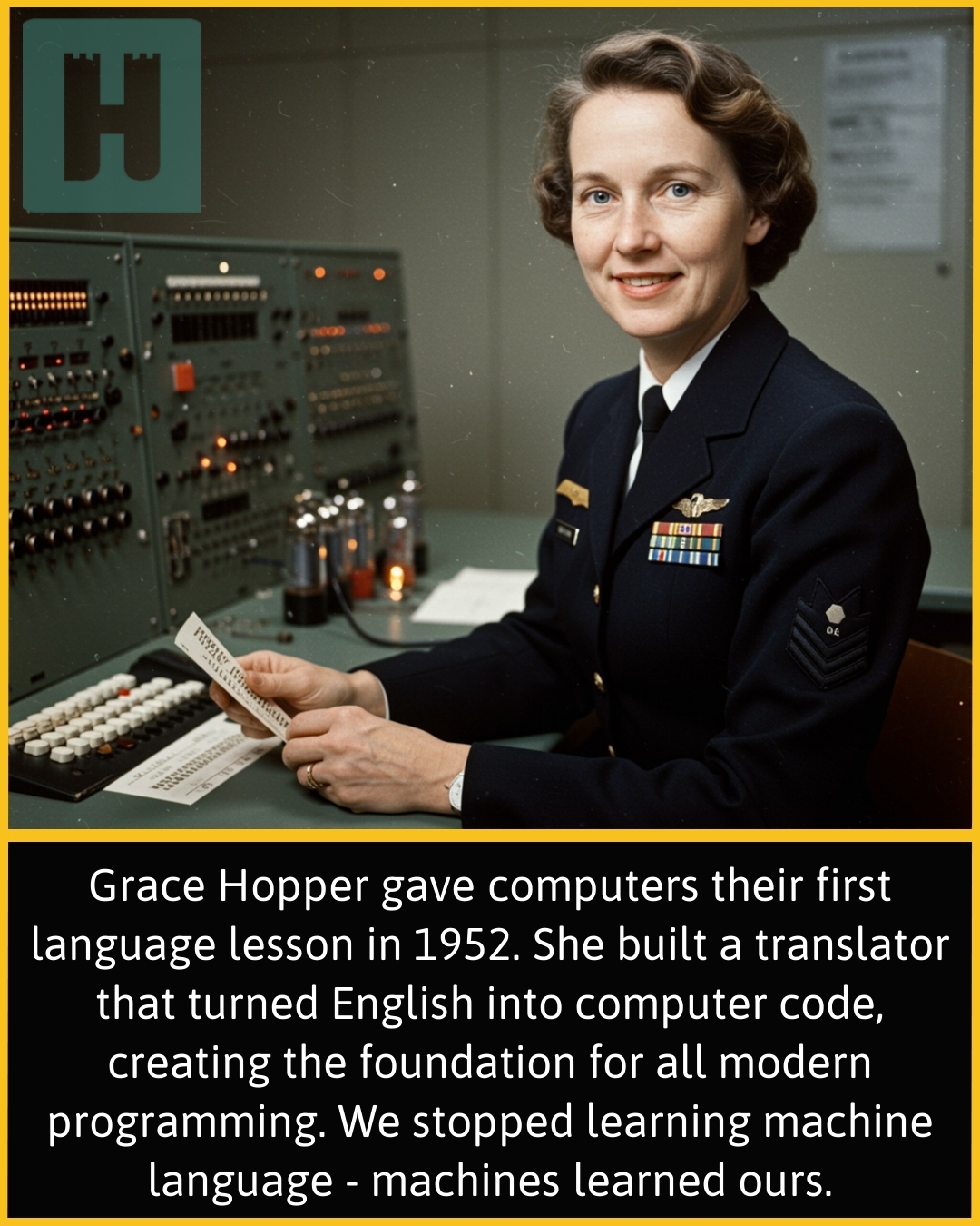 History Club - Before Grace Hopper, communicating with... | Facebook