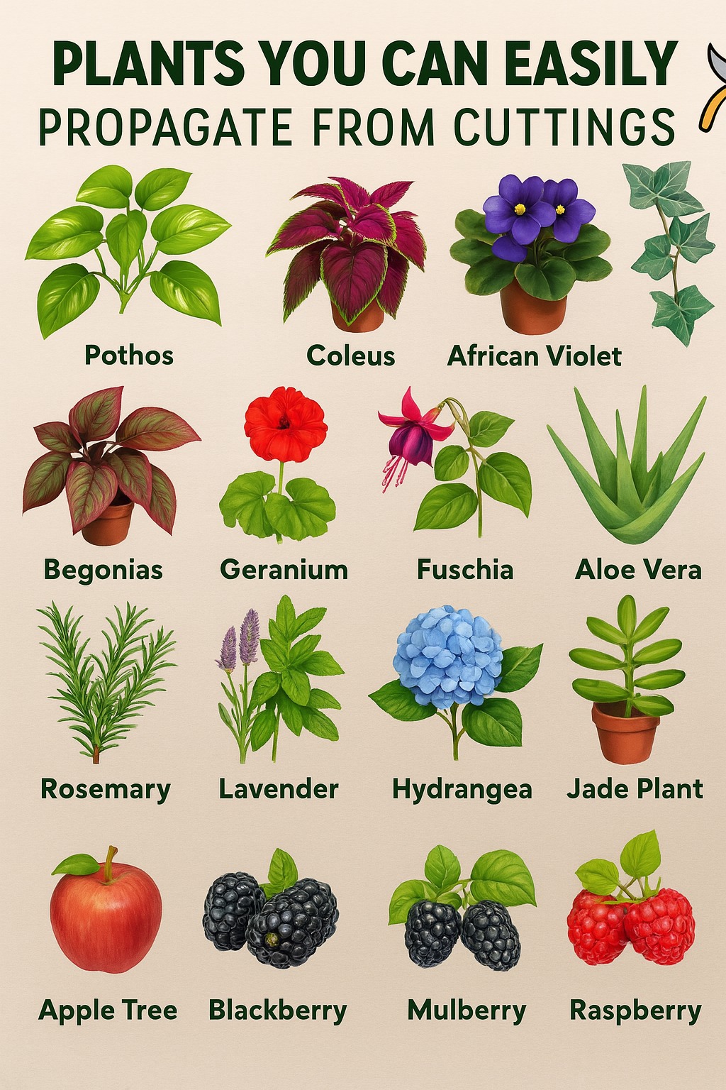 HomeGarden - 🌿 16 Plants You Can Easily Propagate from Cuttings 🌱 1 ...