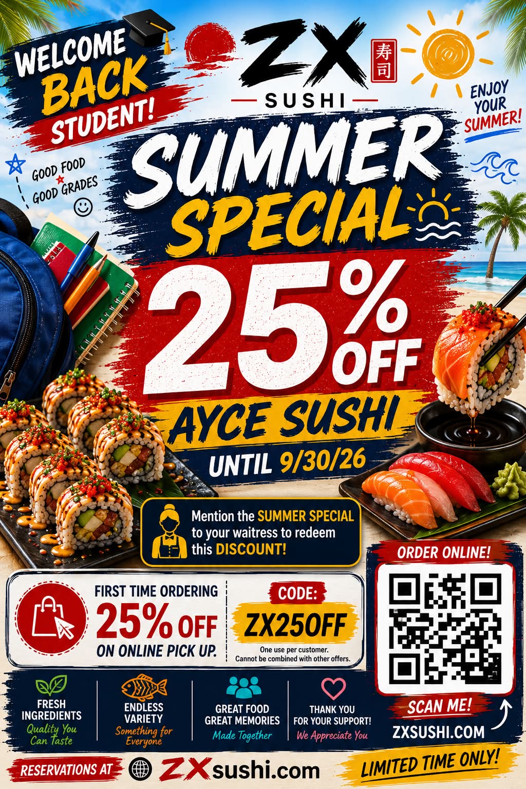 ZX Sushi | Milwaukee WI