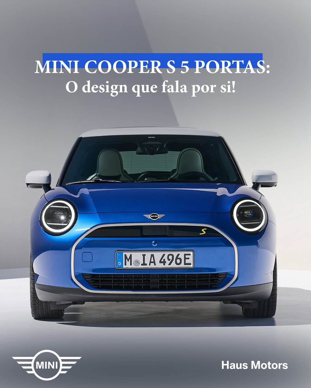 🚗 MINI Cooper S 5 Portas: O design que... - Hausminisalvador | Facebook