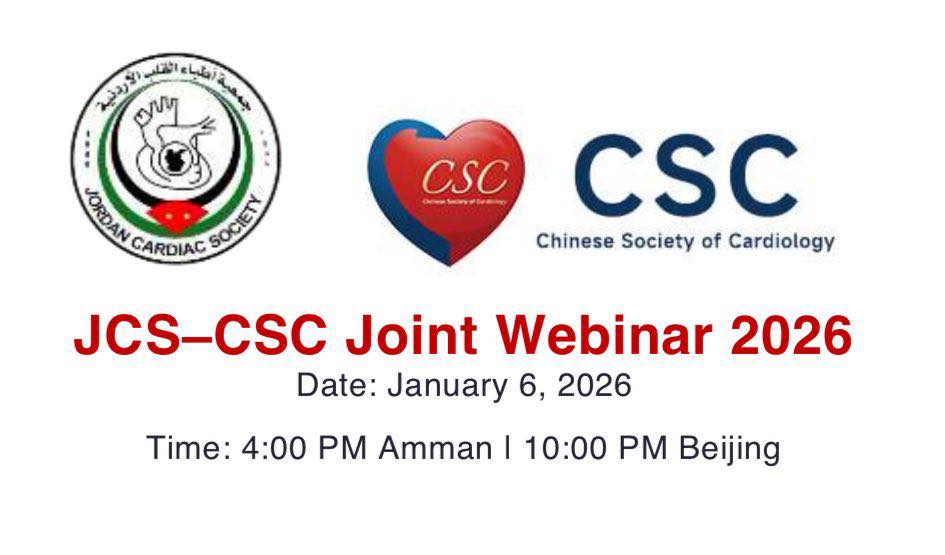 Jordan - *JCS–CSC Joint Scientific Webinar 2026* The Jordanian Cardiac ...