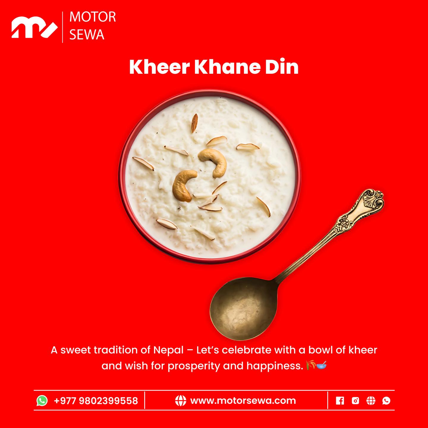 Motorsewa - Kherr khaney din ko subhakamana. #kathmandu... | Facebook