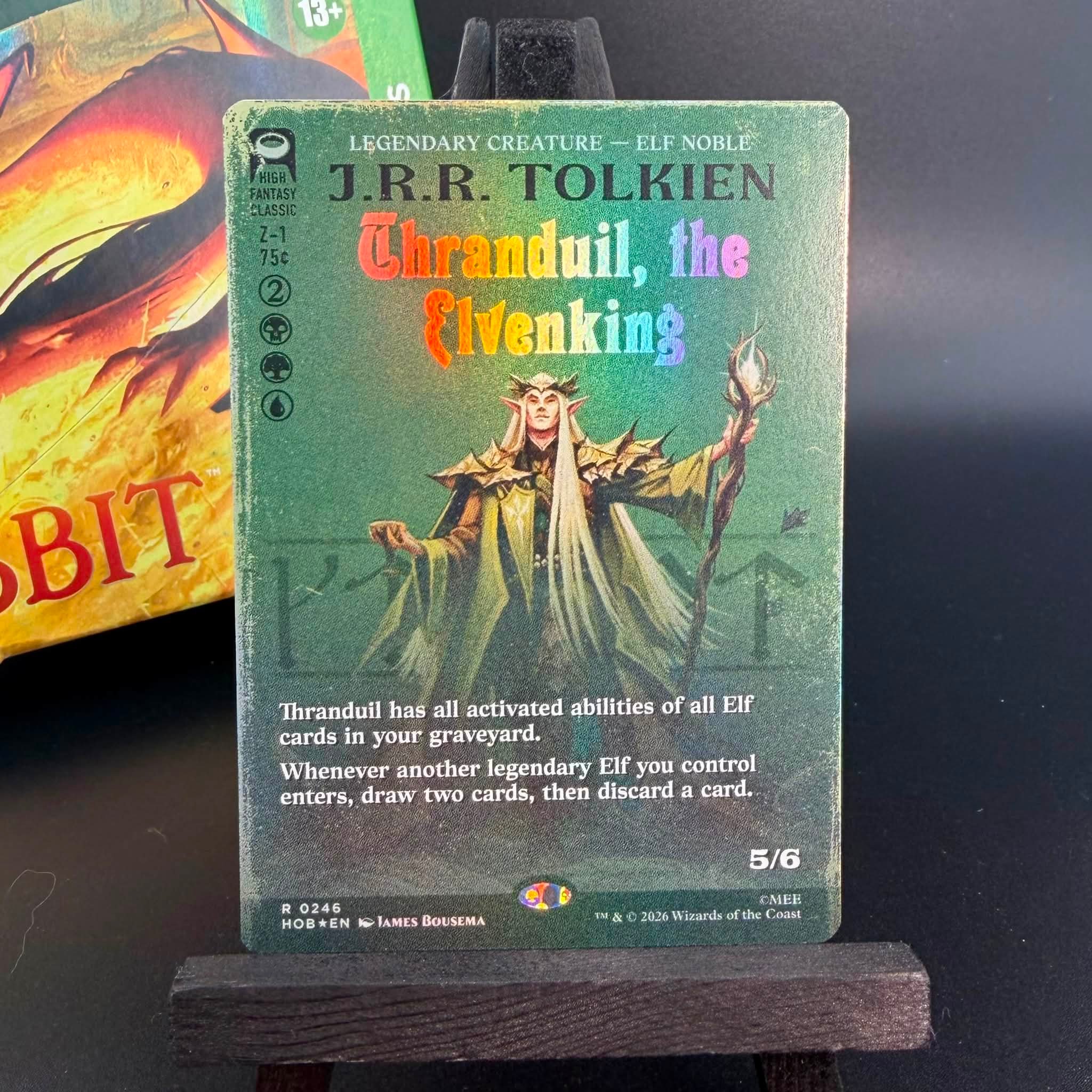 MTG The Hobbit Book Cover Cards Showcase Thorin Mountain-king