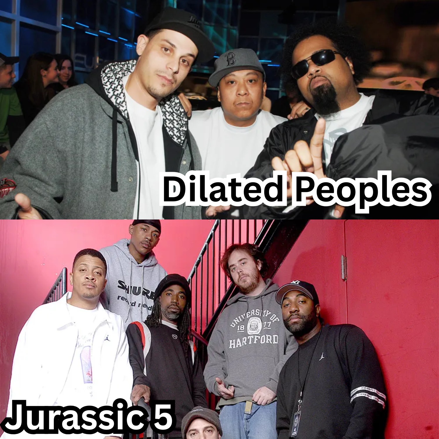 Jurassic 5** Jurassic 5 is a legendary hip hop group from Los