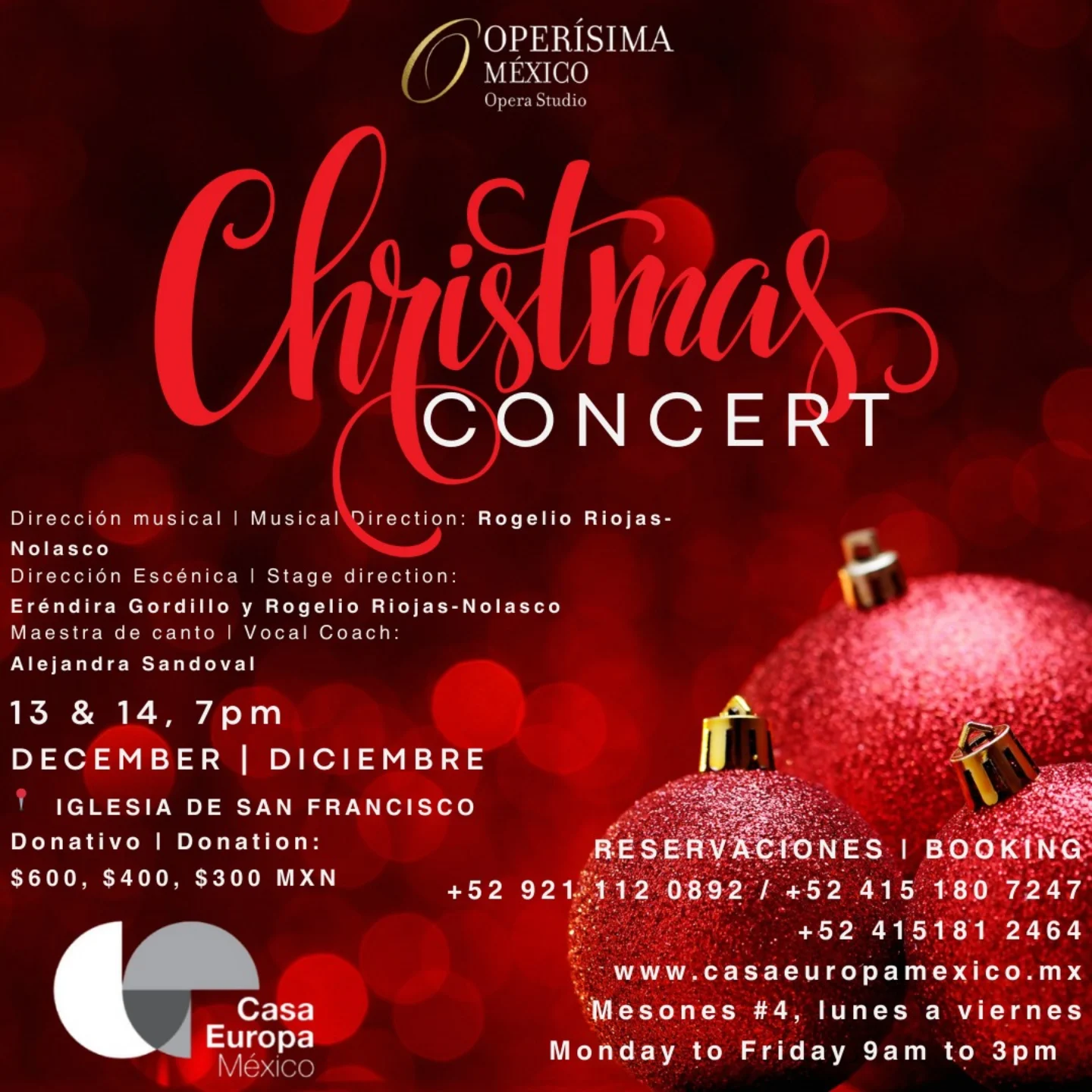 Operísima - 🎄 Operísima México and Casa Europa joyfully invite you to ...