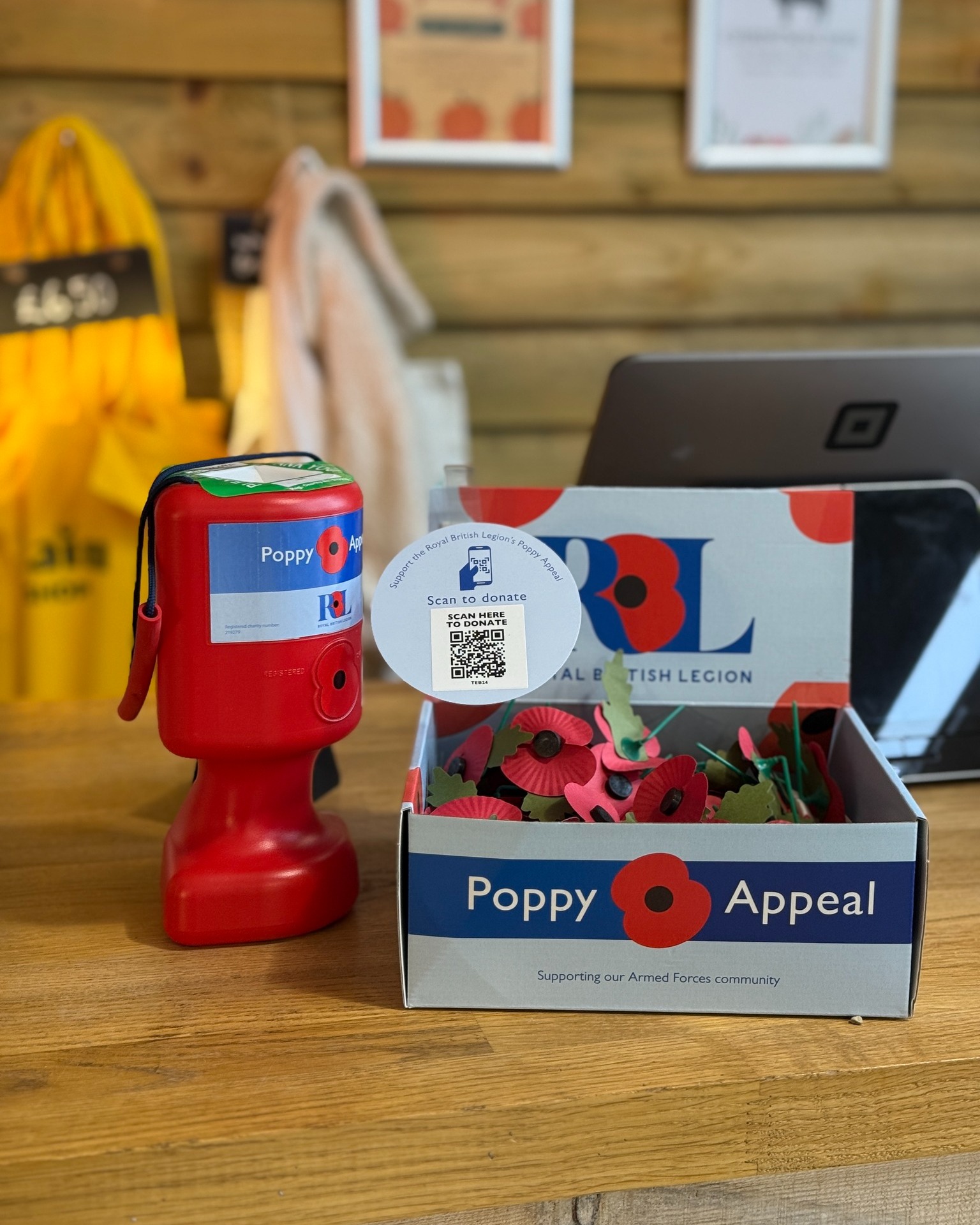 Sustain - Poppy Appeal Donation Pot at Sustain Farm Shop! 🌺 This week ...