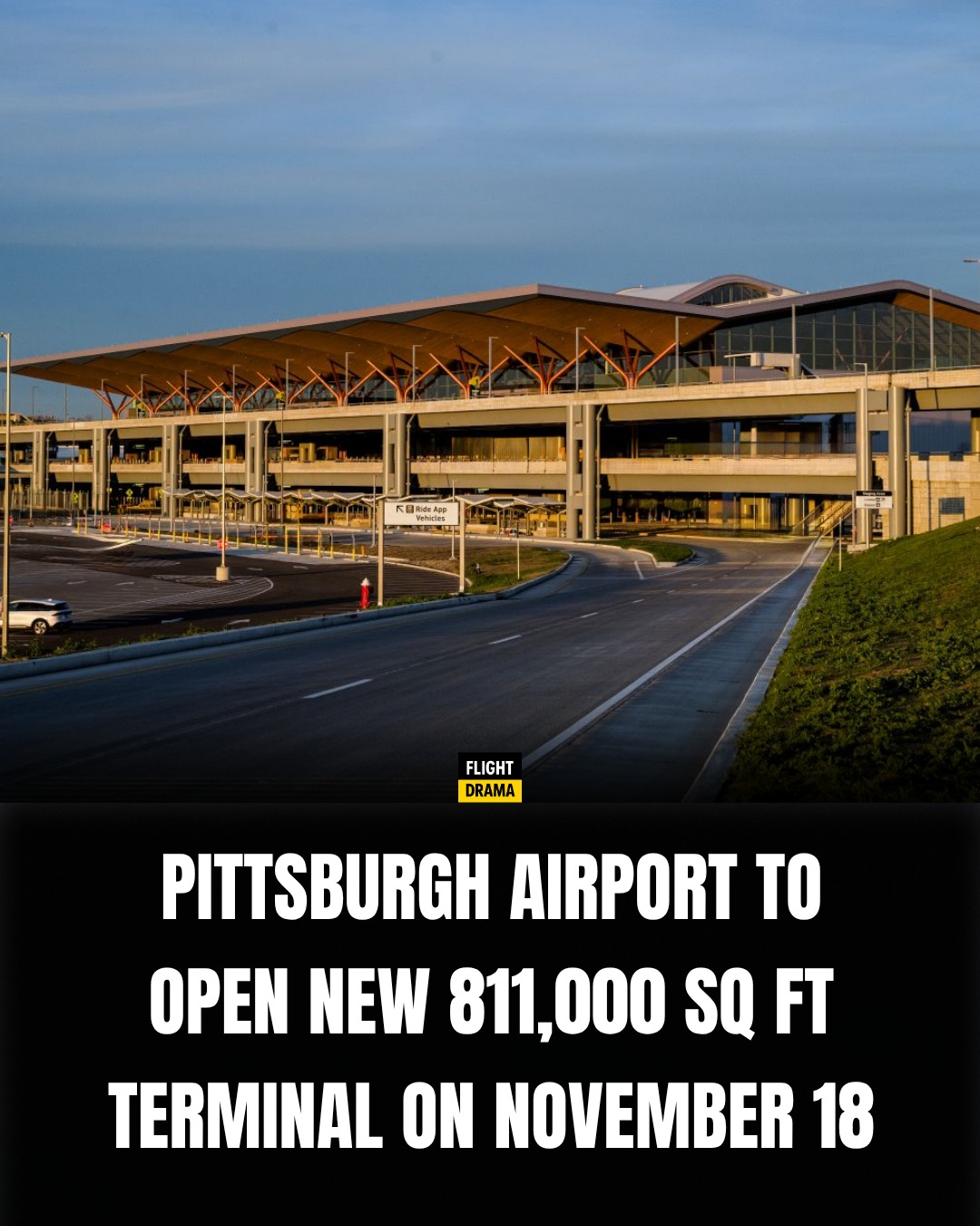 FlightDrama - Pittsburgh International Airport will open its long ...