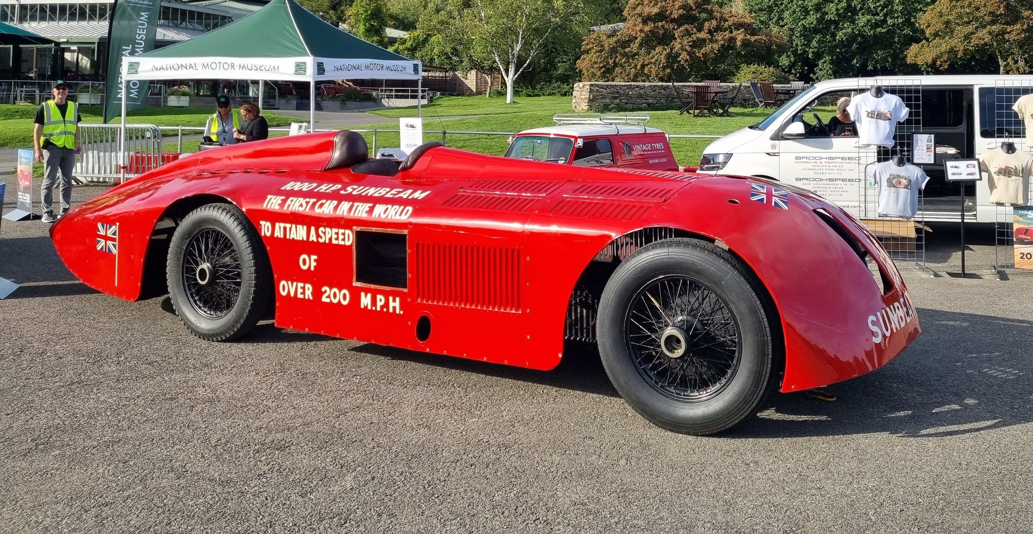 In 1927, the Sunbeam Motor Company sent a car to Daytona Beach and