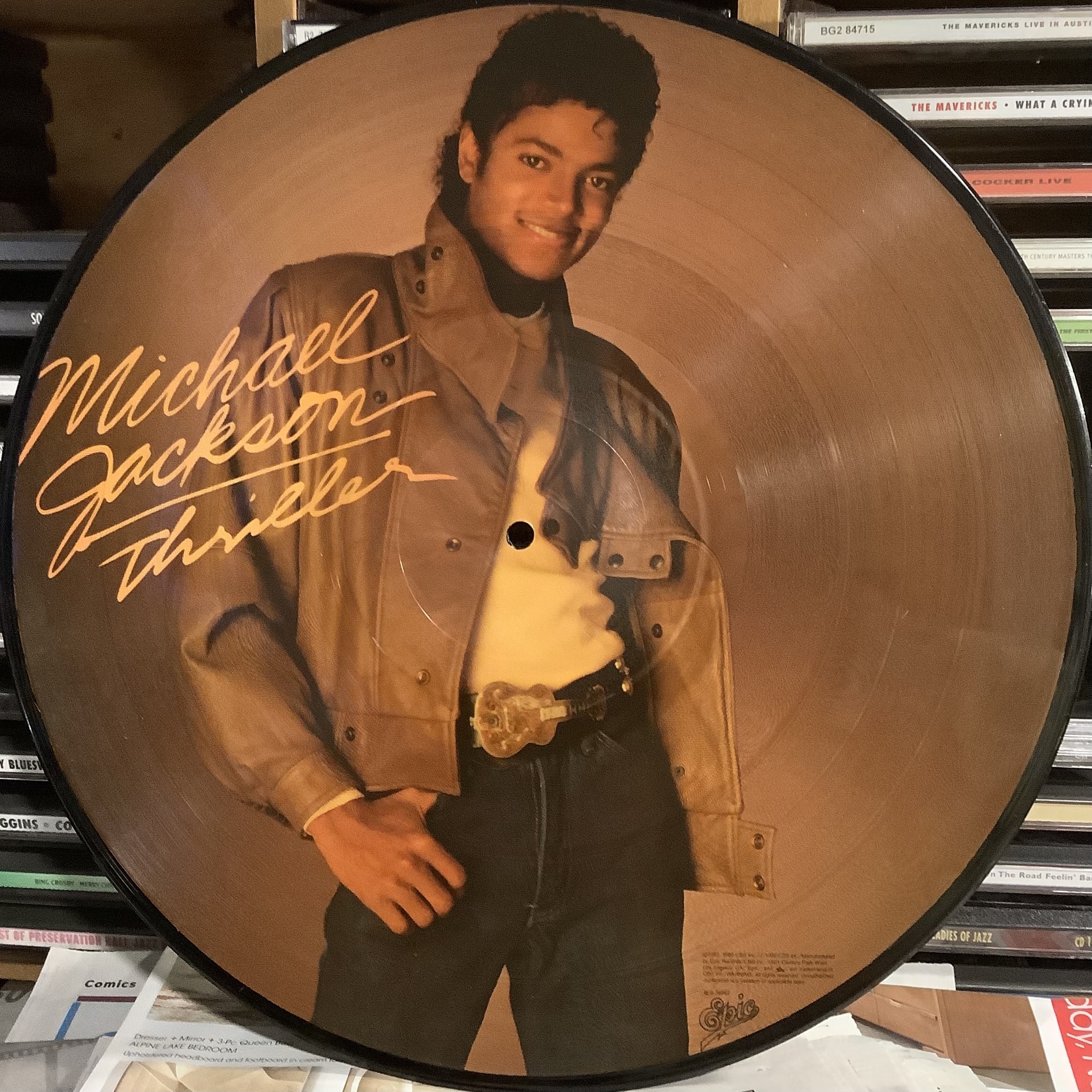 The Official Michael Jackson Picture Disc - Thriller 1983 Epic.