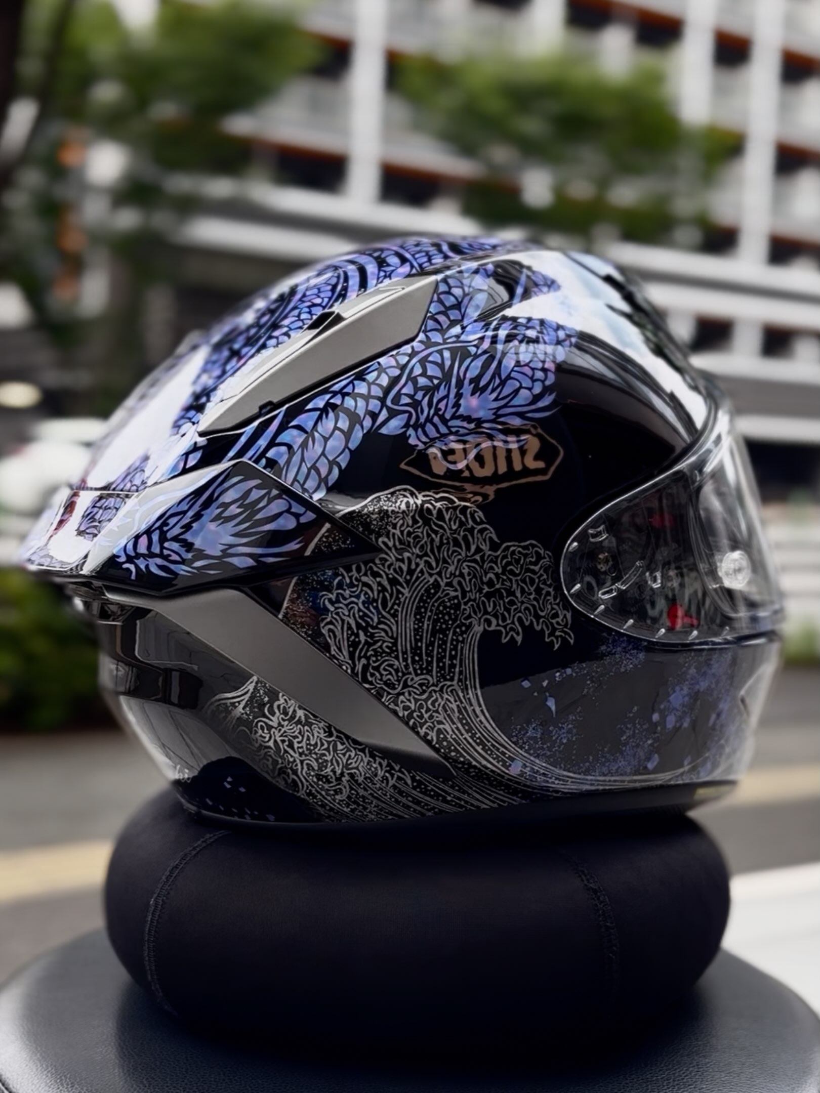 京都 印染工房スギシタ×SHOEI コラボレーション オリジナルヘルメット