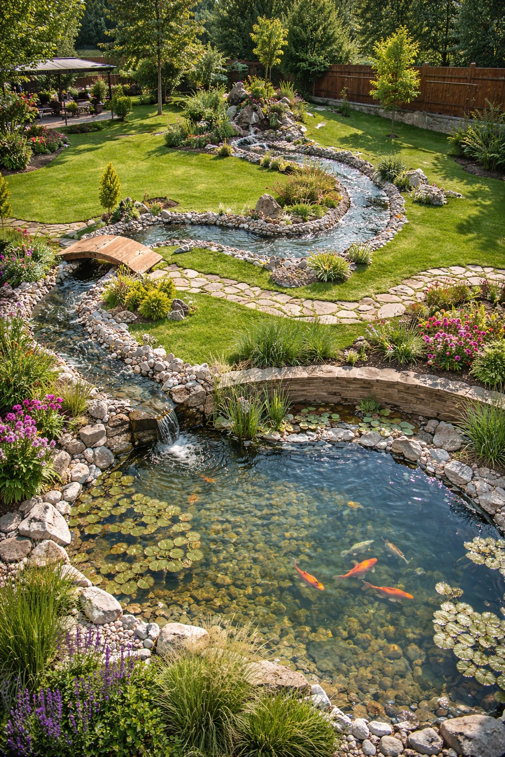 Green - Designing a Backyard Stream and Pond: A Natural Water Feature ...