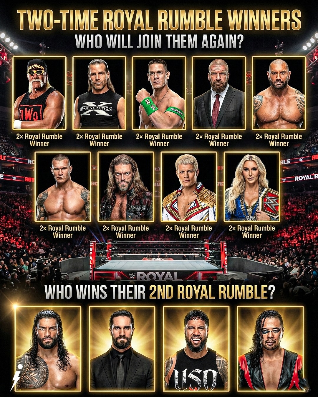 Two-time Royal Rumble winners made... - SportsInfo Wrestling | Facebook