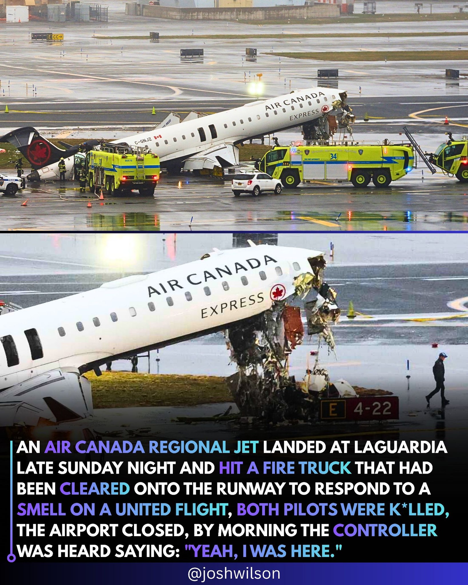 Condolences for air canada flight 8646 crash