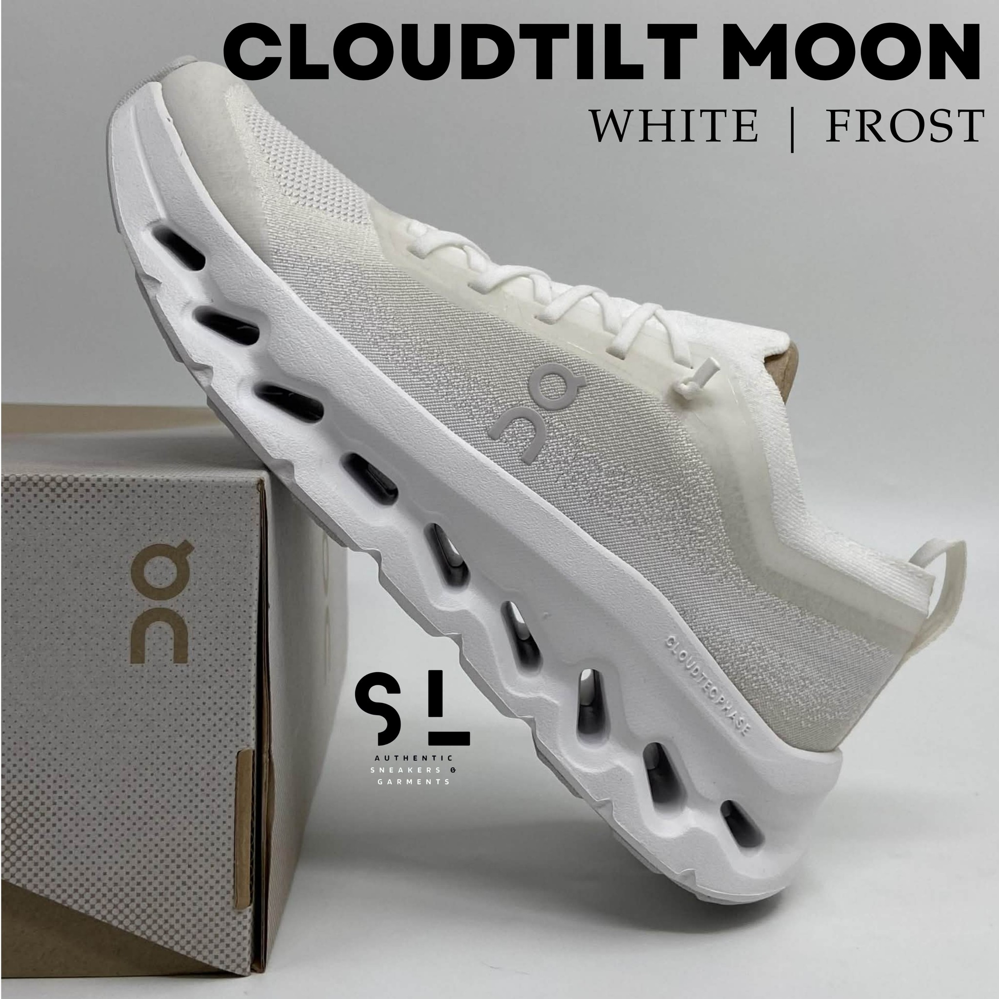 Sit - □ Cloudtilt Moon All White ❗️5/ 5.5/ 6/ 6.5/ 7/ 7.5/ 8 