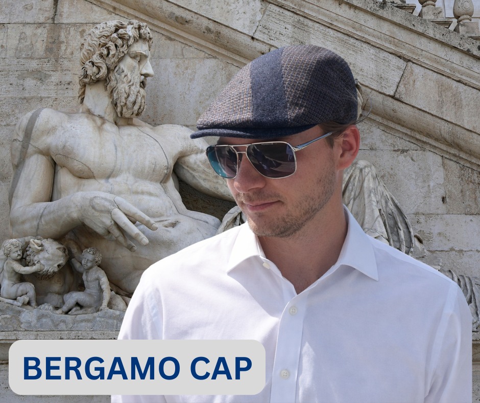 Cappello in tweed per bambini Rutland in Lichene