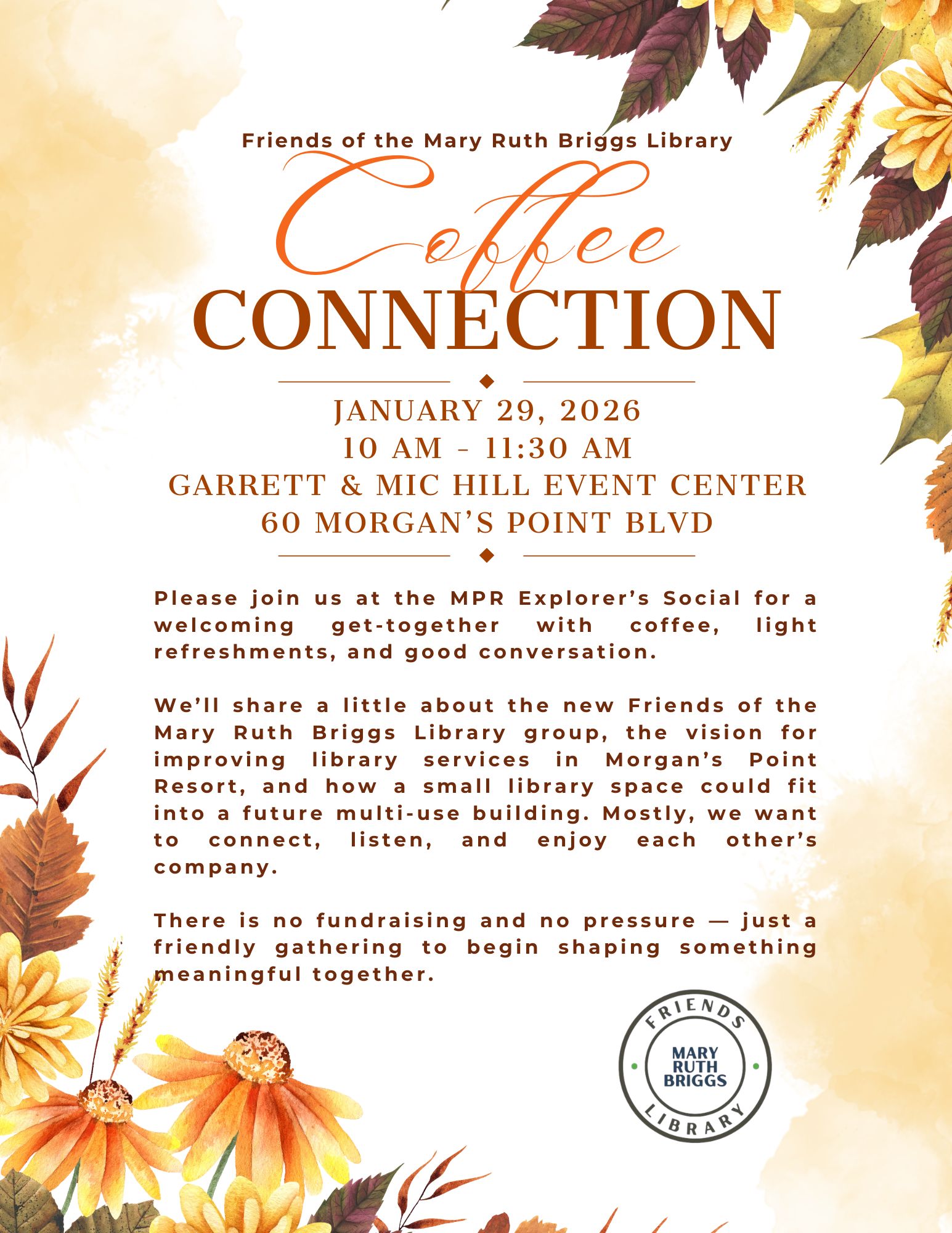 Friends of the Mary Ruth Briggs Library