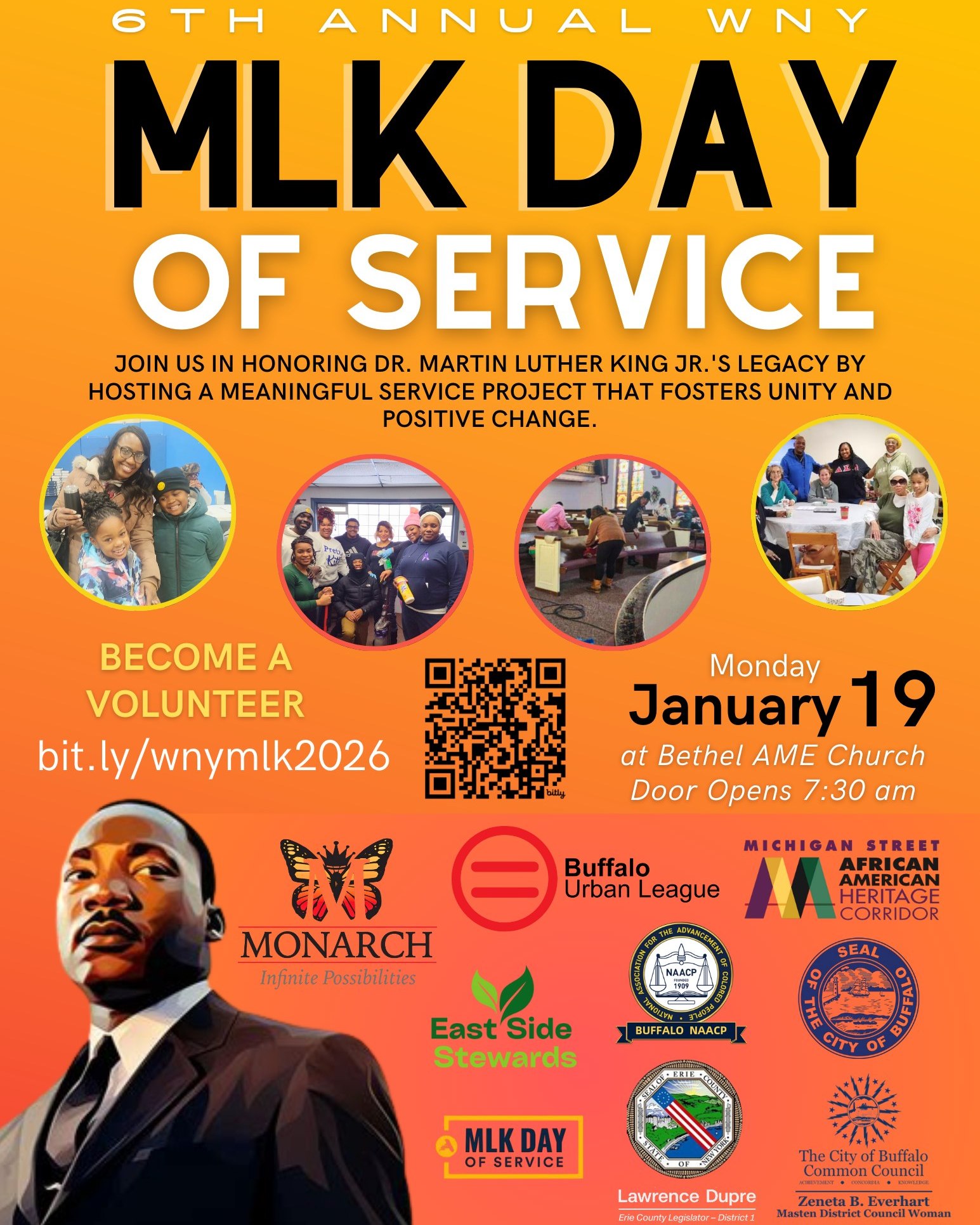 East - Our 2026 MLK Day of Service volunteer portal is officially live ...