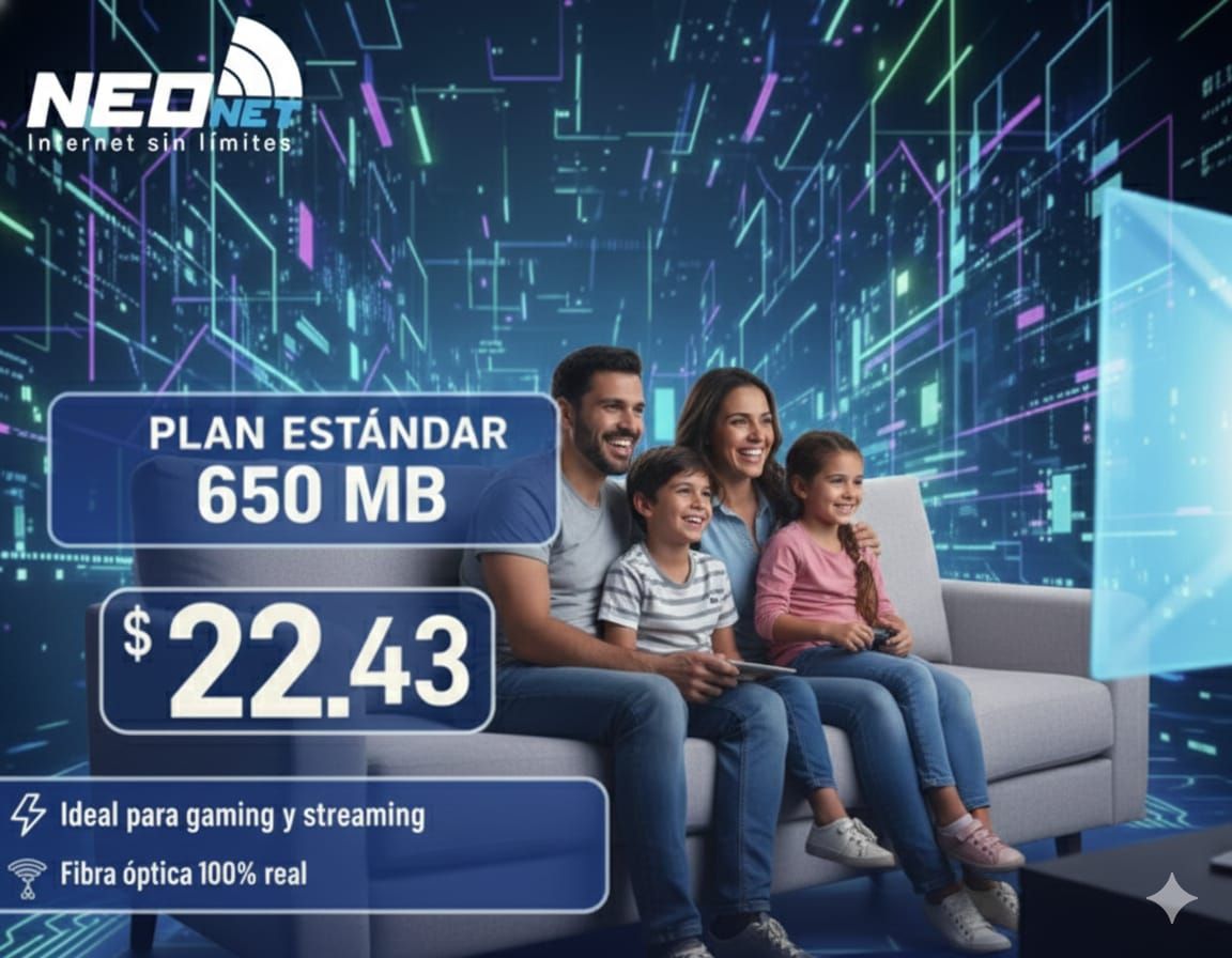 Neonet Internet 24/7 | Cuenca