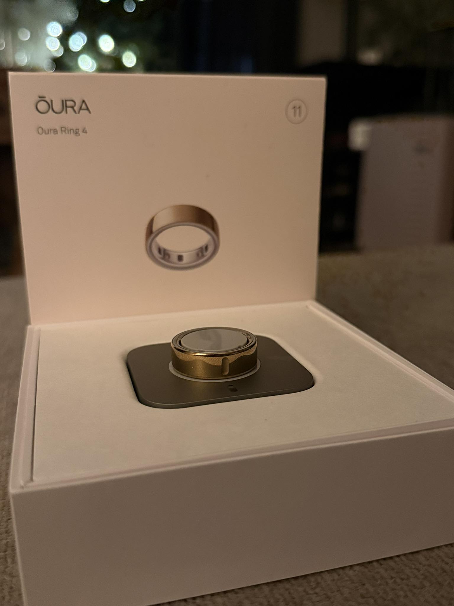 Brand NEW Oura Ring 4 in Brushed Silver, Size 7. Received as a 