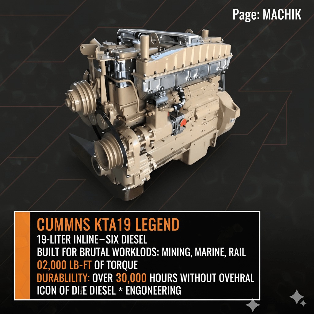 Machik - The Cummins KTA19 isn’t just an engine—it’s a workhorse that ...