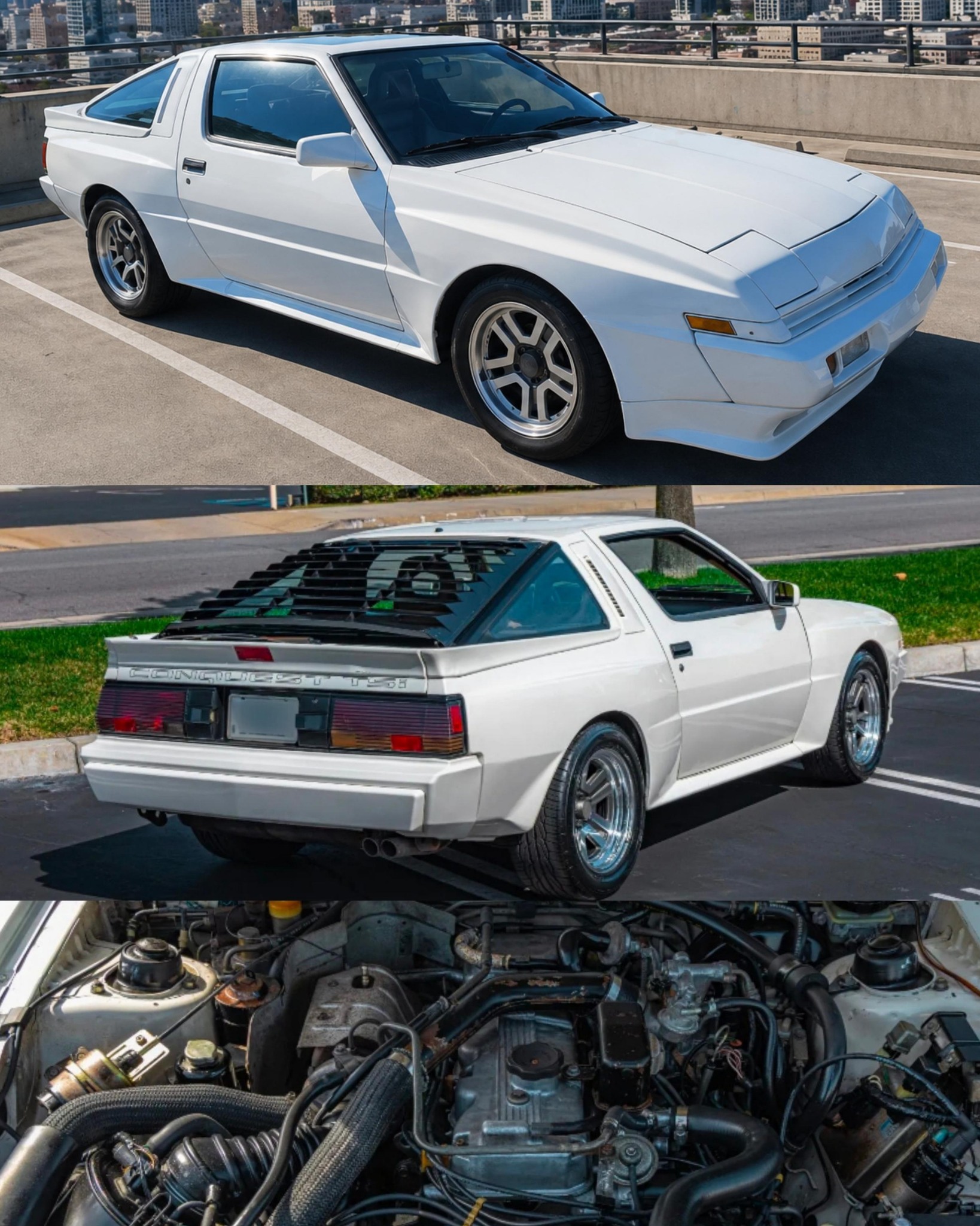 1986 Plymouth Conquest TSi compared to Nissan 300ZX and Mazda RX-7
