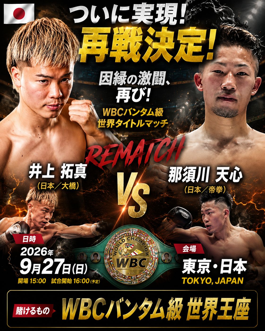 プロ格ヒーローズ デービスVSガルシア 井上VSロドリゲス 井上尚弥の