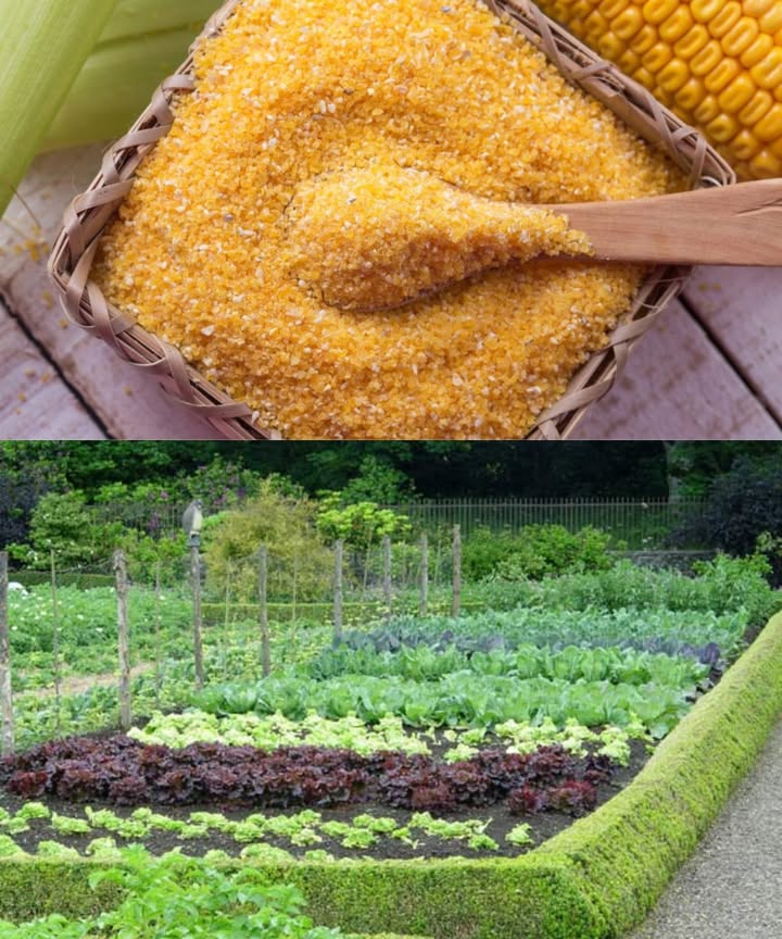 Historical - Sprinkle cornmeal in your garden beds to naturally prevent ...