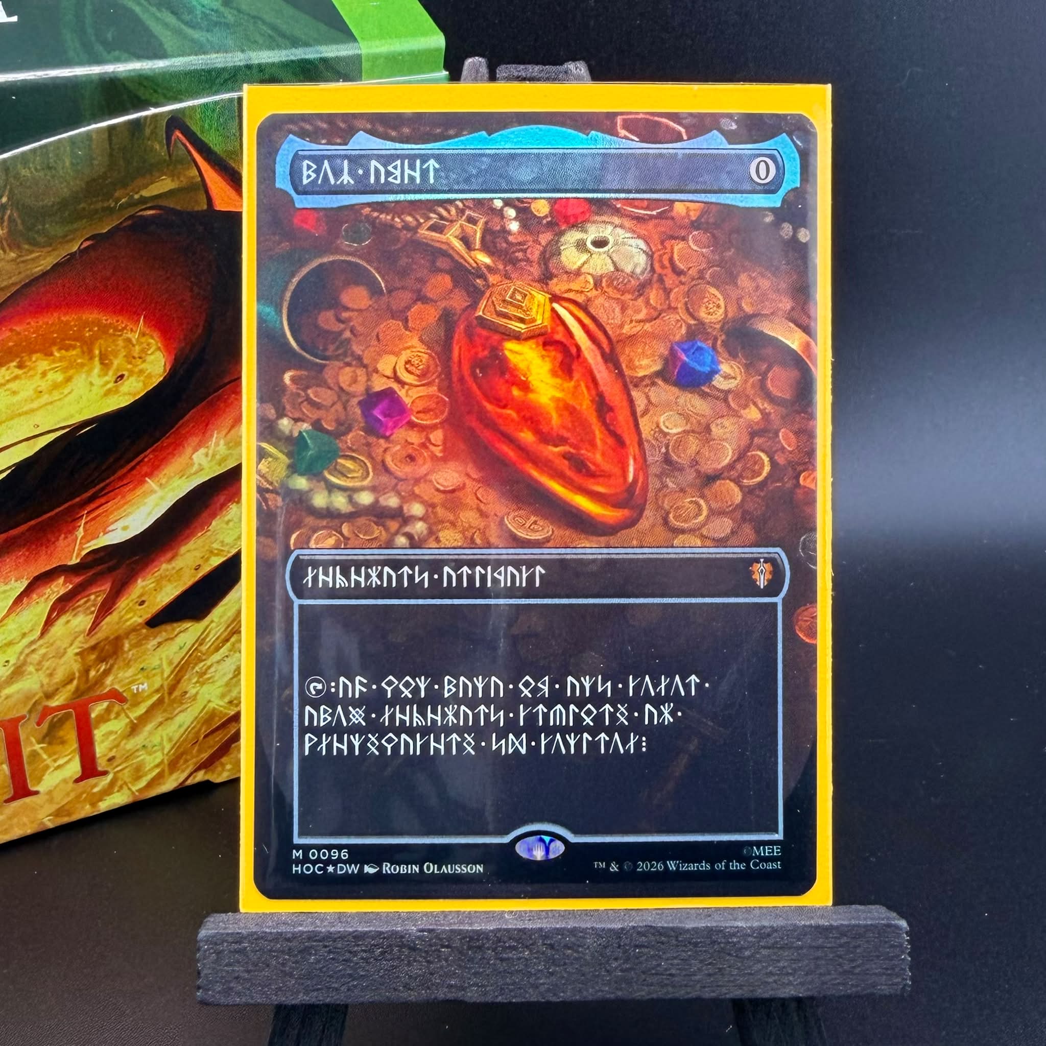 Should I sell or hold a foil Mox Amber dwarvish language card?
