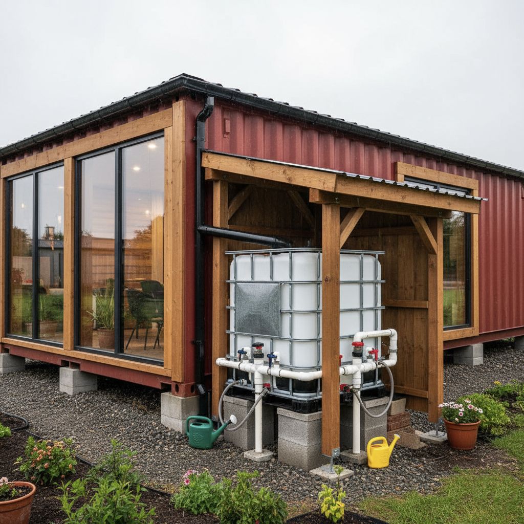 Luxury - This container home features a modern design with large ...