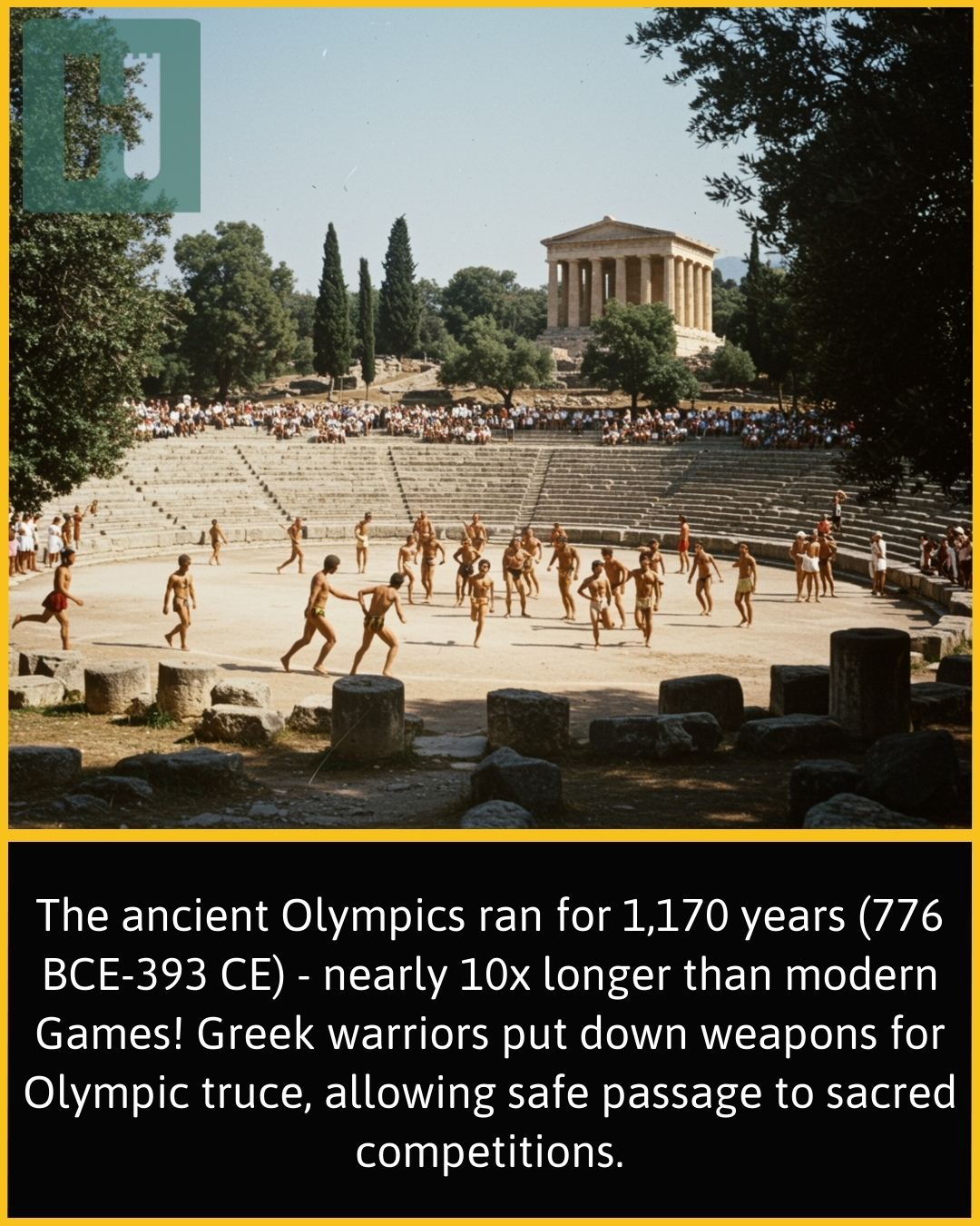 History - Did you know the ancient Olympic Games lasted nearly 1,170 ...
