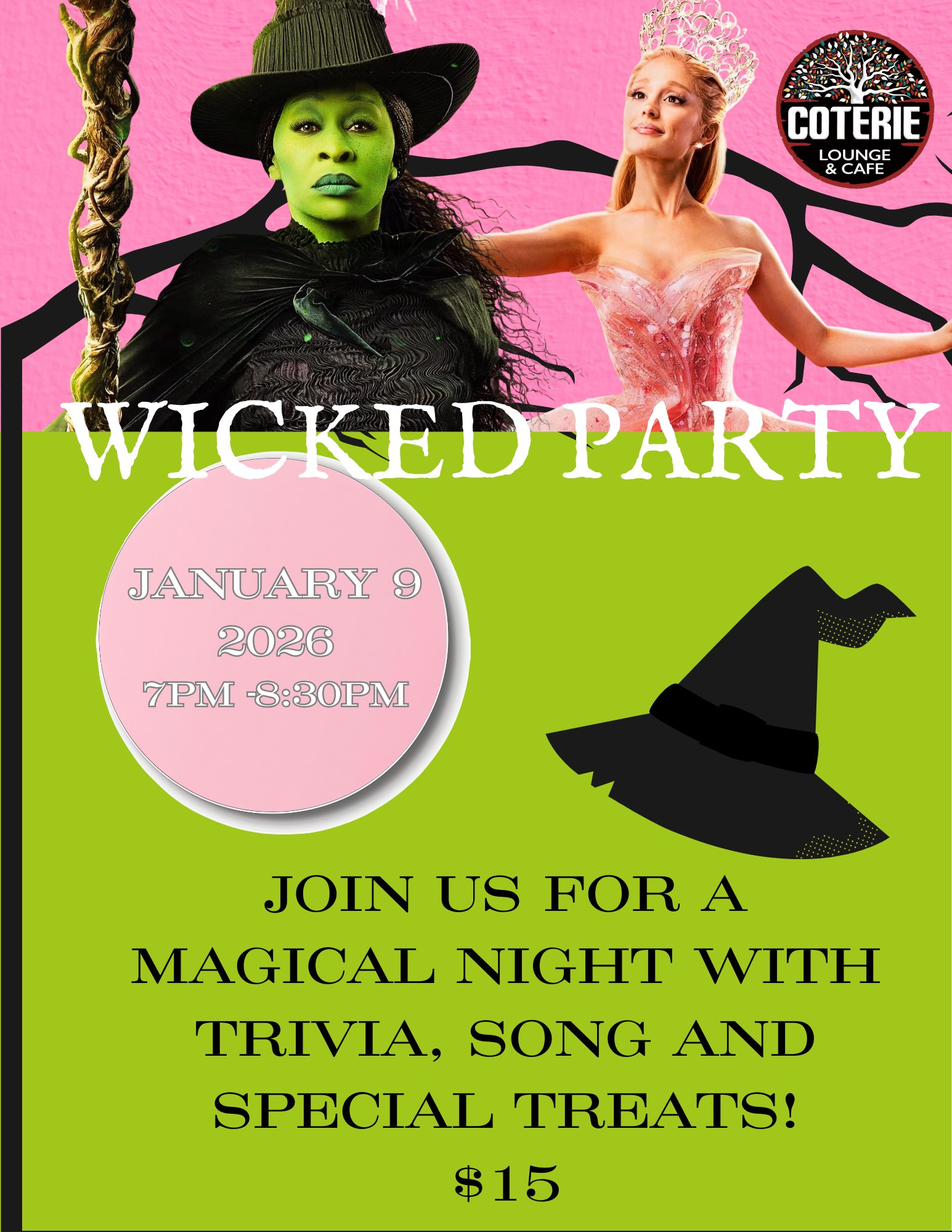 Coterie - Tickets on sale now! Join us for a magical night of WICKED ...