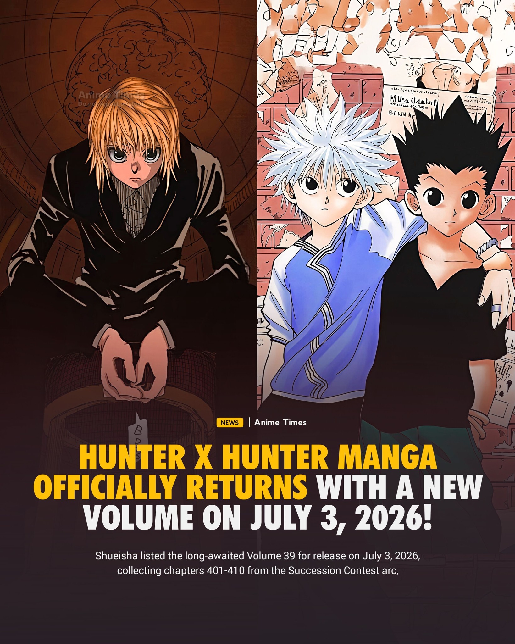 FIRST LOOK: Hunter x Hunter Vol. 39 Promotional Poster 😱 we