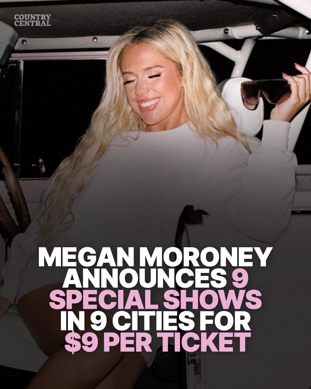 Megan Moroney has announced nine special appearances across nine