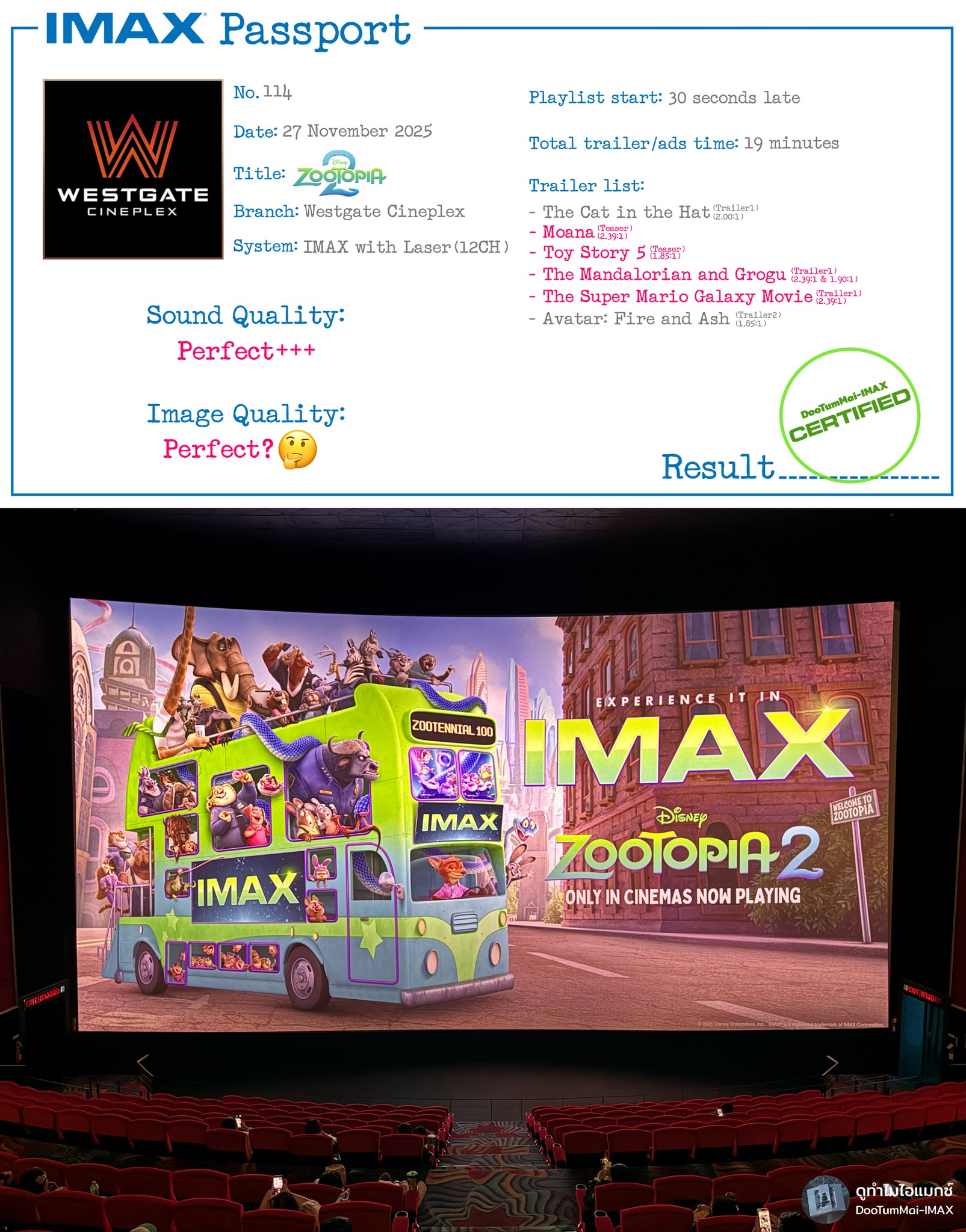 ดูทำไมไอแมกซ์ - ขอเริ่มจากการประเดิม ซูโทปั่น2 ในโรงภาพยนตร์ IMAX with ...