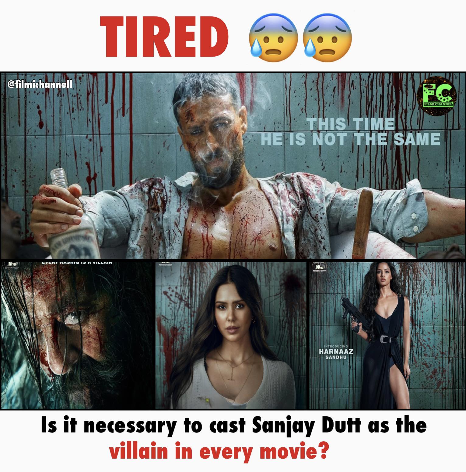 TOTAL - Bro, I genuinely liked the teaser. But seeing #SanjayDutt just ...