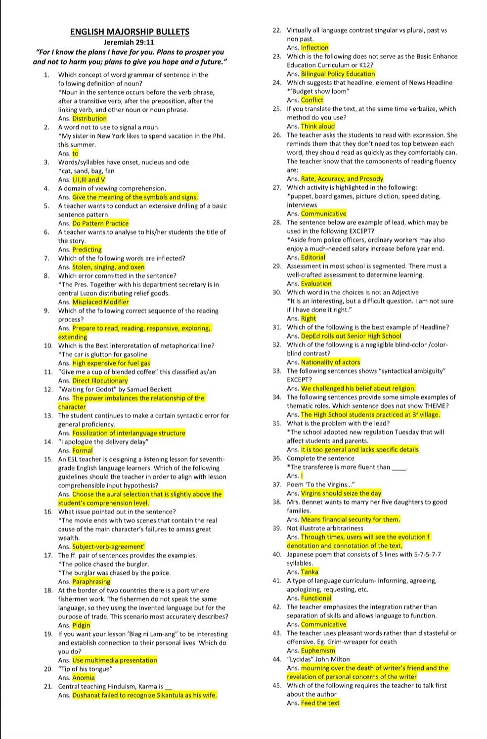 Actual LET Questions added a new photo. - Actual LET Questions