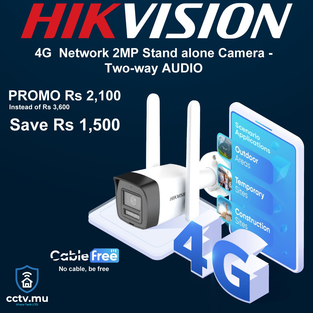 Cctv.mu - Rs 2,100 Only! 4G Network 2MP Two-Way Audio... | Facebook