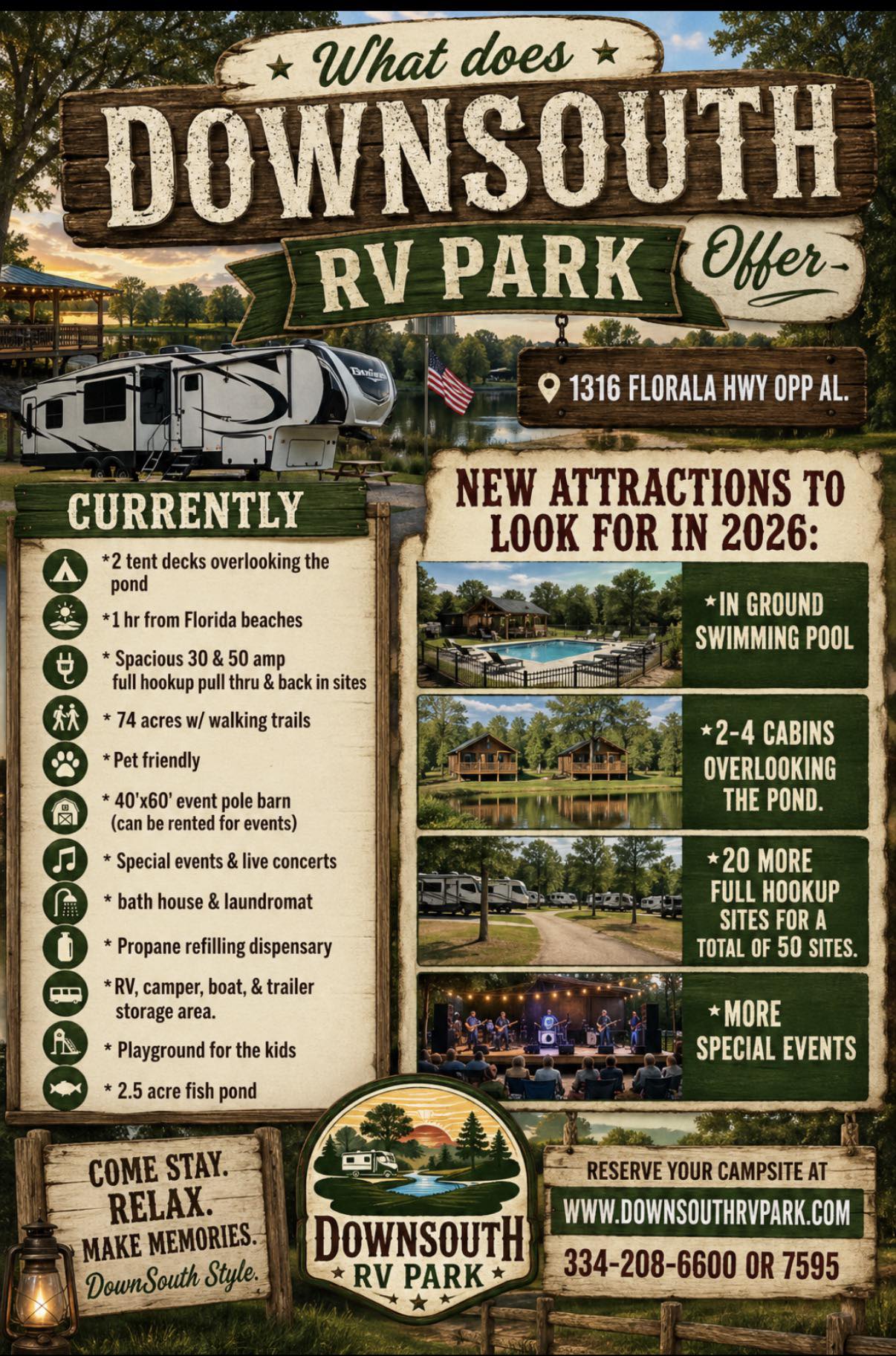 Down South RV Park | Opp AL