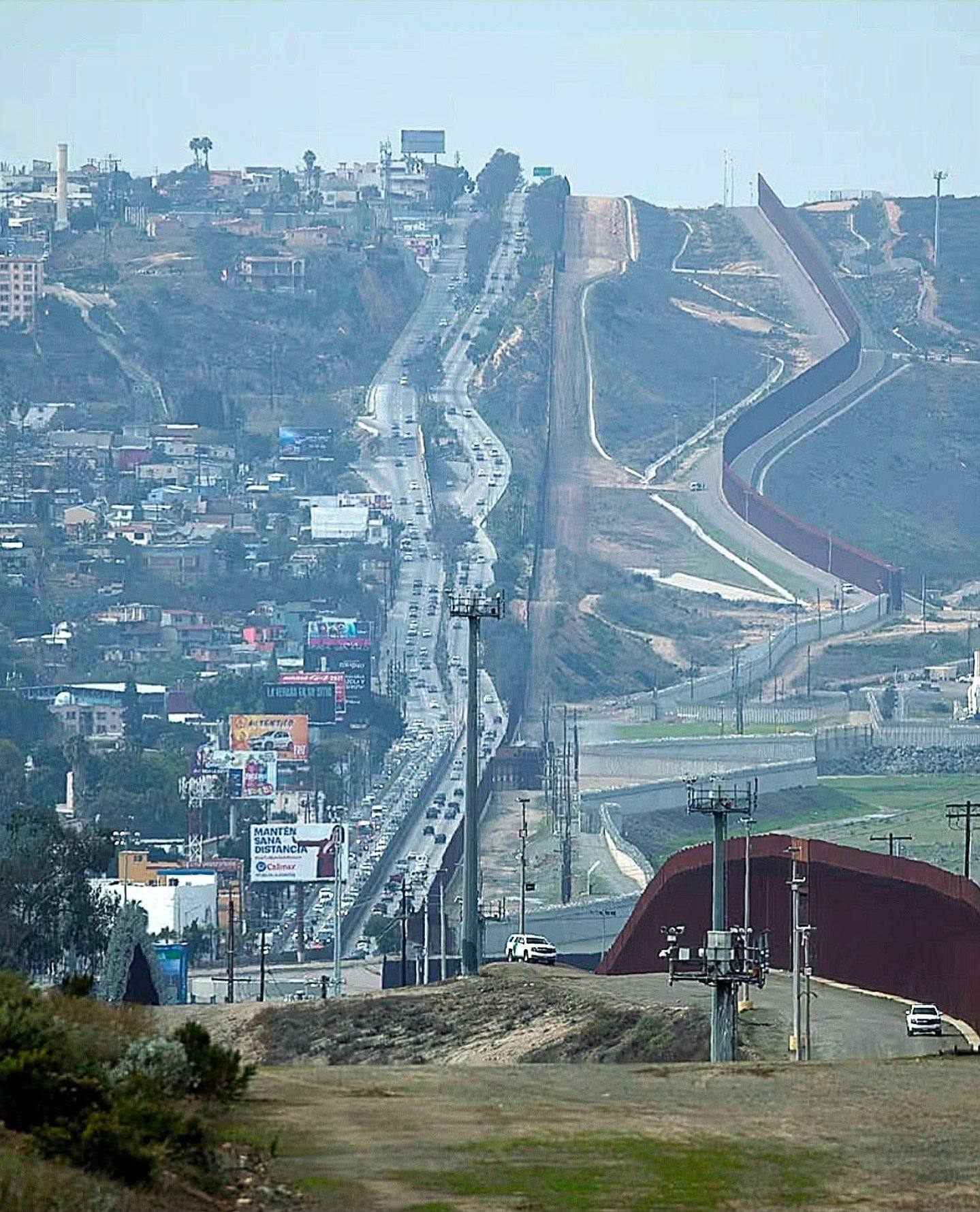View of Tijuana, Baja California, Mexico