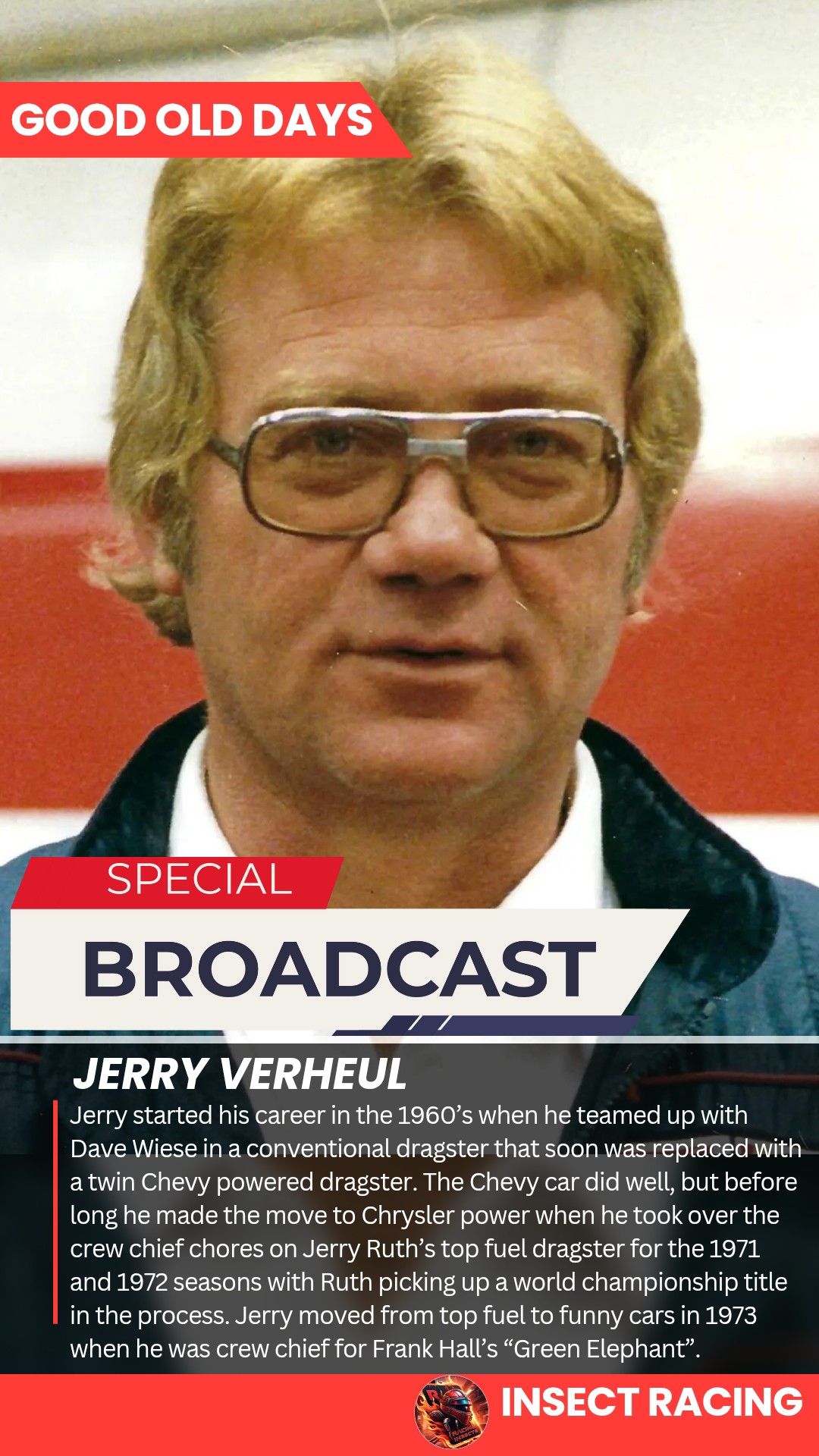 Insect - Jerry Verheul Jerry started his career in the 1960’s when he ...