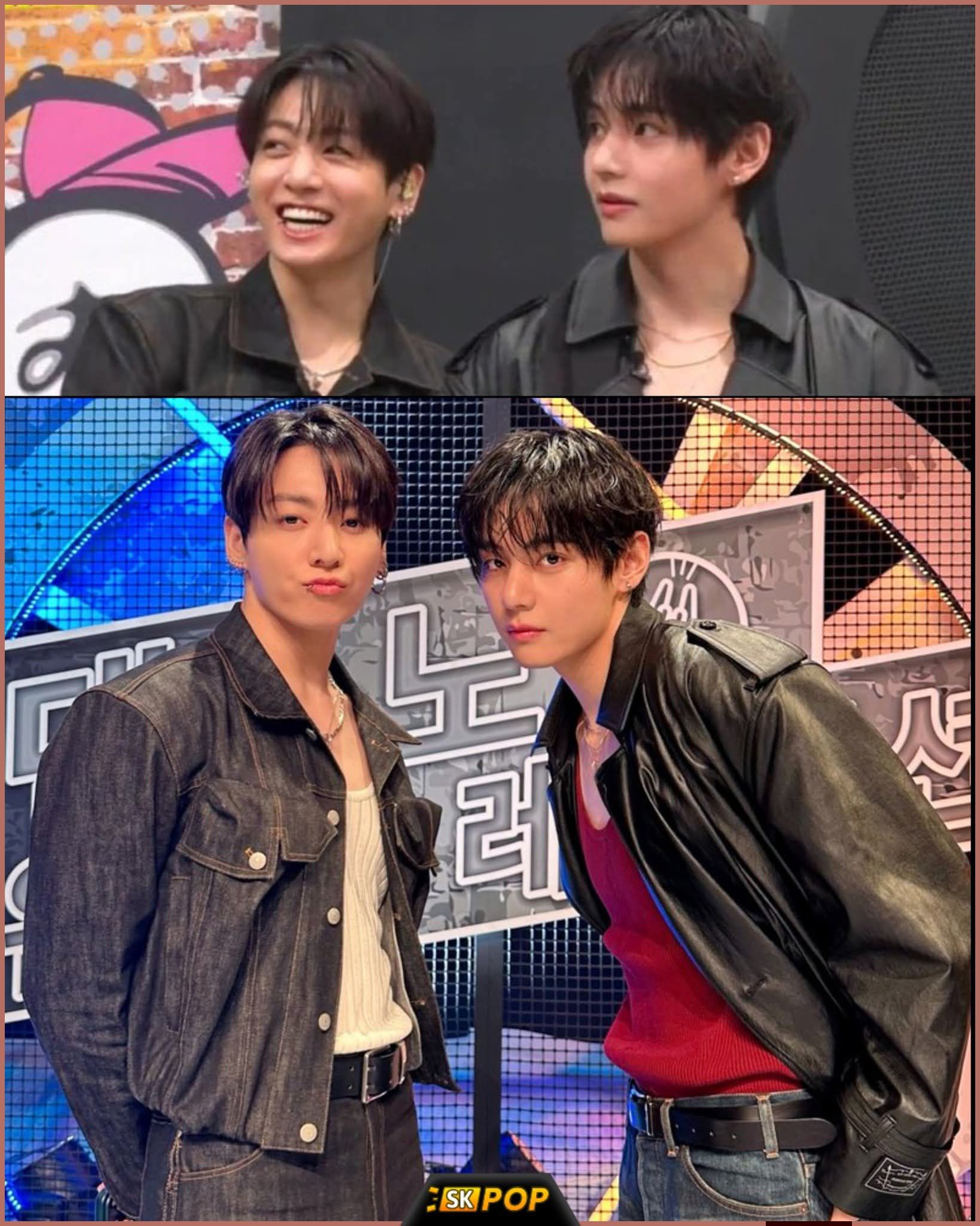 📸 BTS' V (Kim Taehyung) and Jungkook looked adorably handsome on