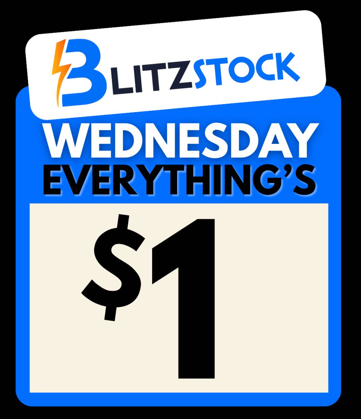 Blitzstock - WEDNESDAY = $1 DAY + BIG SCREEN DEALS + GIVEAWAYS! Today ...