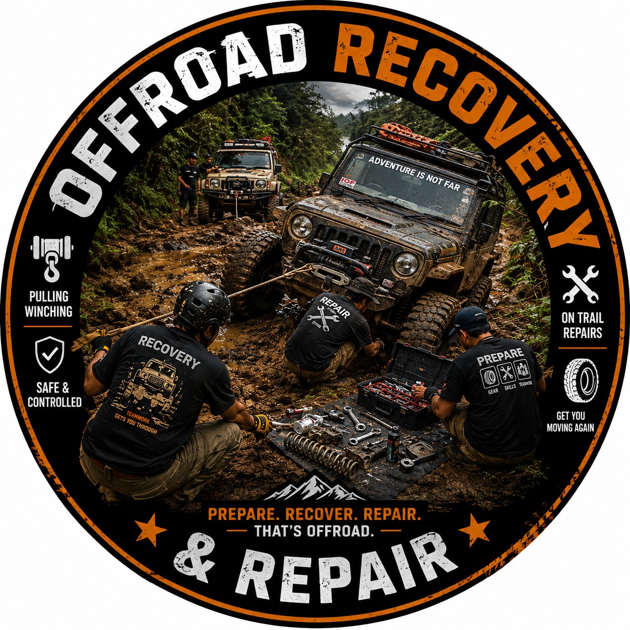 The Rat Rod Wrecker Gets Lit up! part 5 | Offroad recovery and Repair