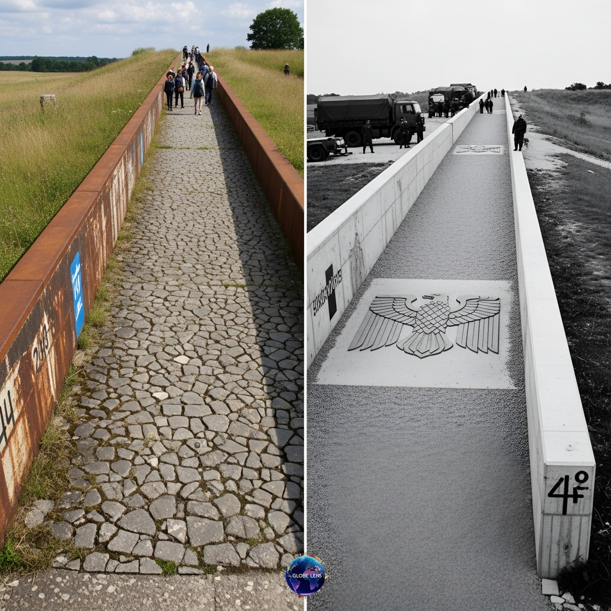 The Globe - A Forgotten Path Through Time A long gravel ramp stretches ...