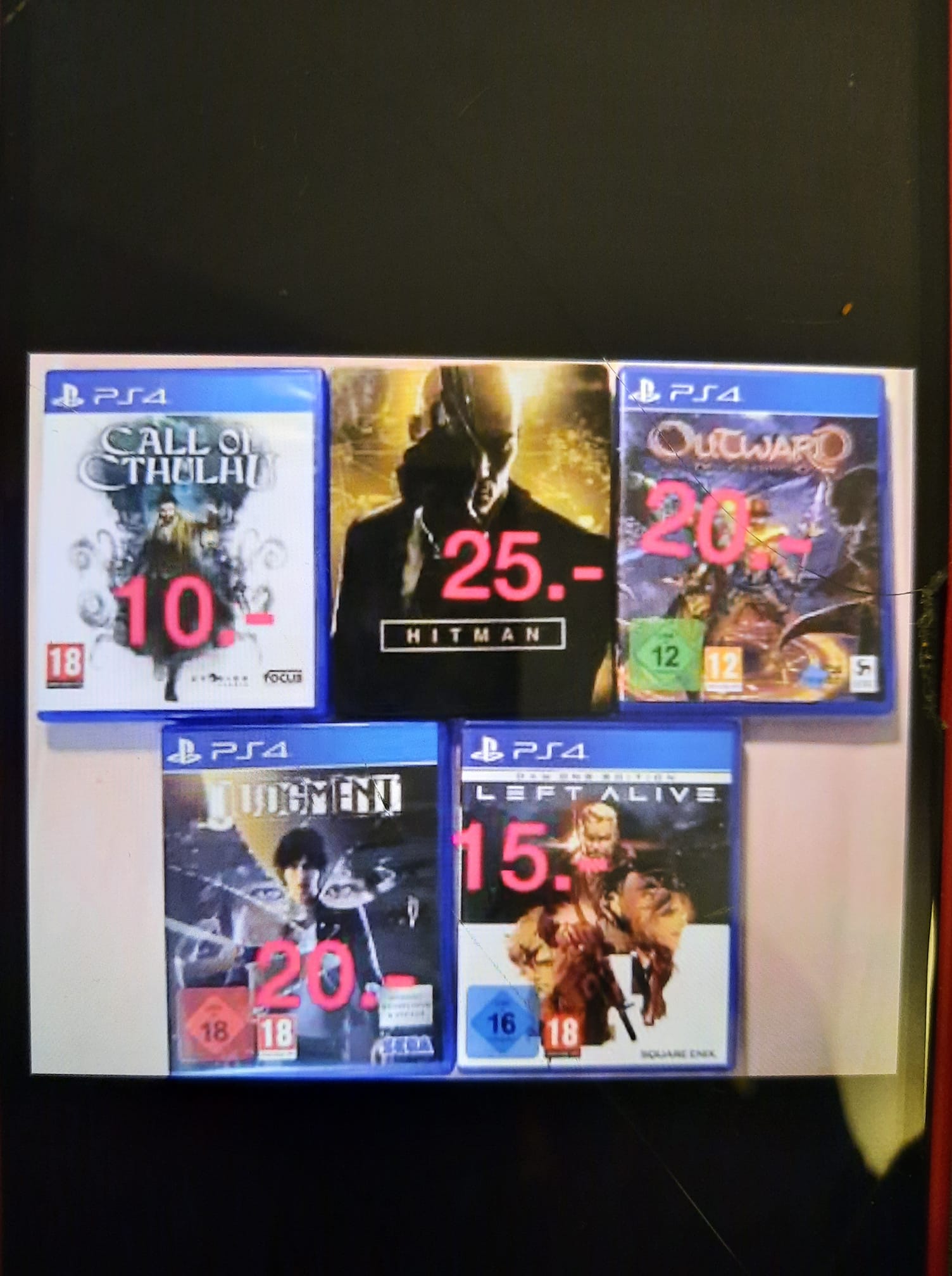 Ps4-Ps3 Spiele und andere Konsolenspiel Tauschen ,Kaufen oder Verkaufen