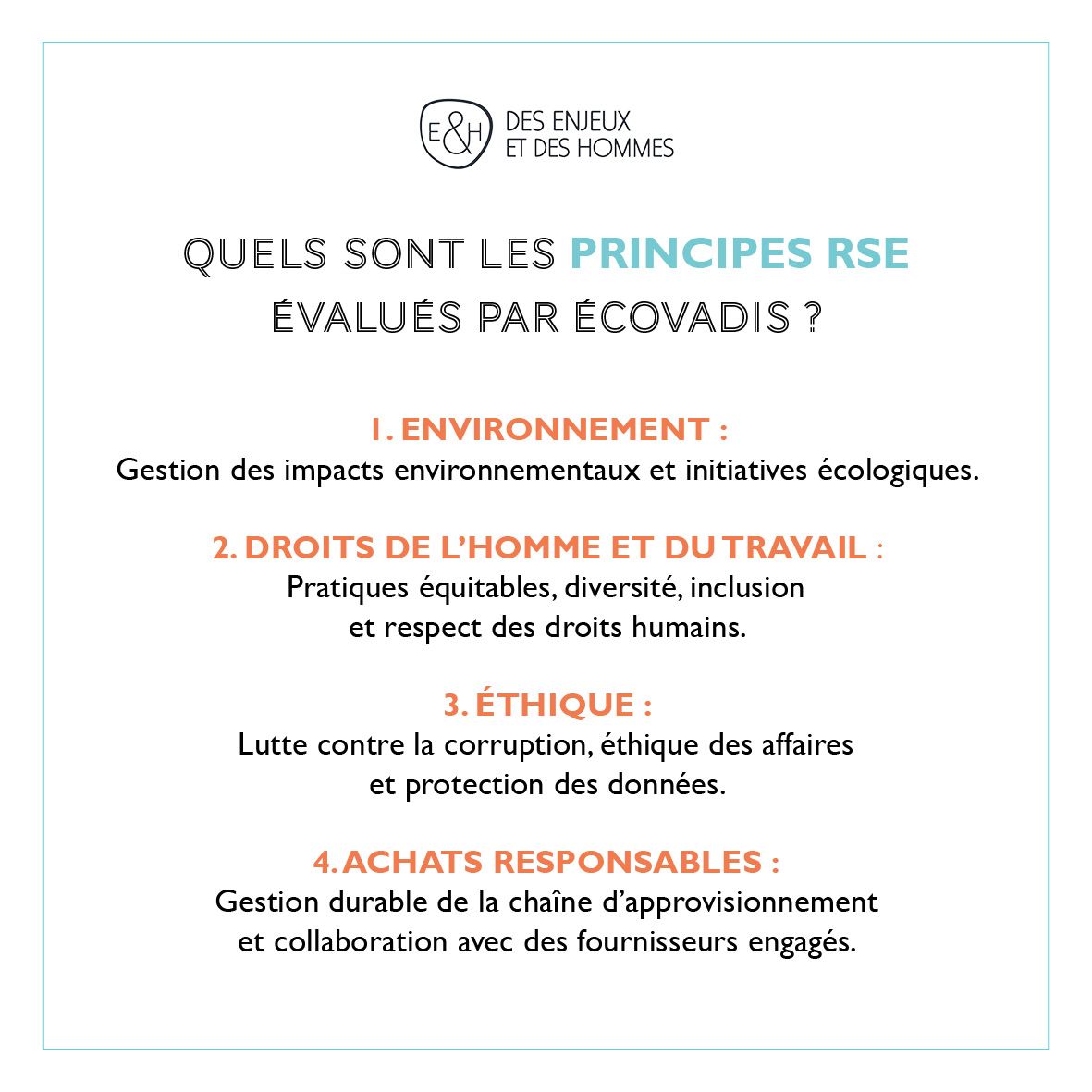 Des - [LABELS & EVALUATIONS RSE : L’Evaluation EcoVadis 🌱] L’évaluation ...