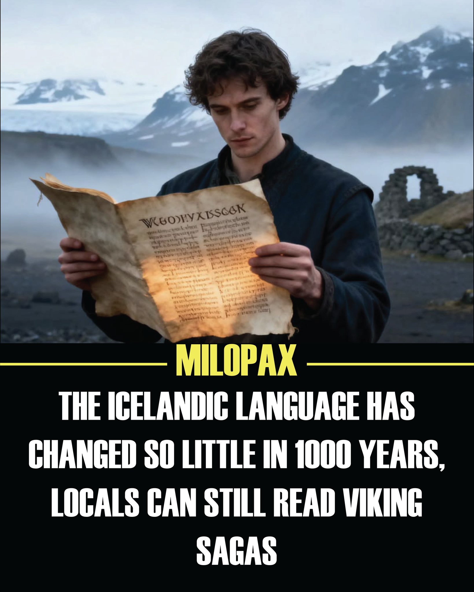 MiloPax - The Language That Time Forgot ⚔️ Icelandic is one of the few ...